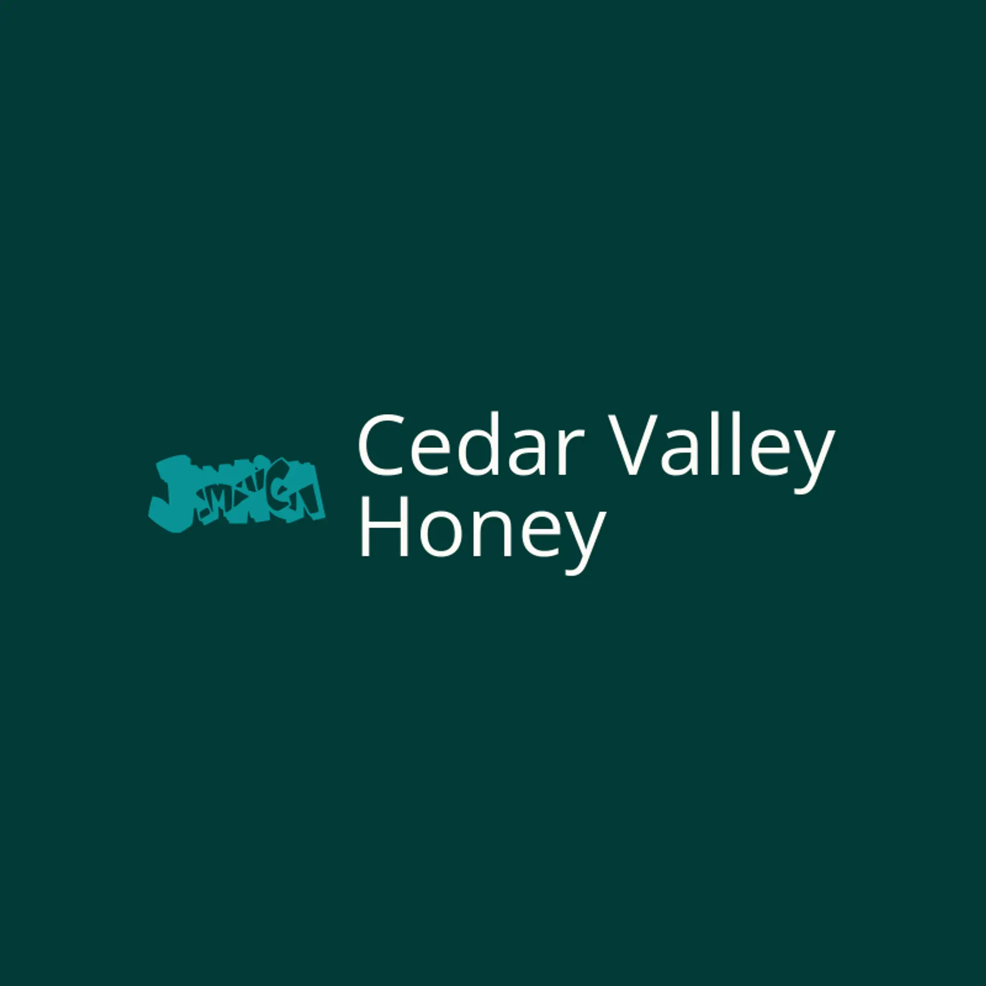 Cedar Valley Honey logo for jamaica