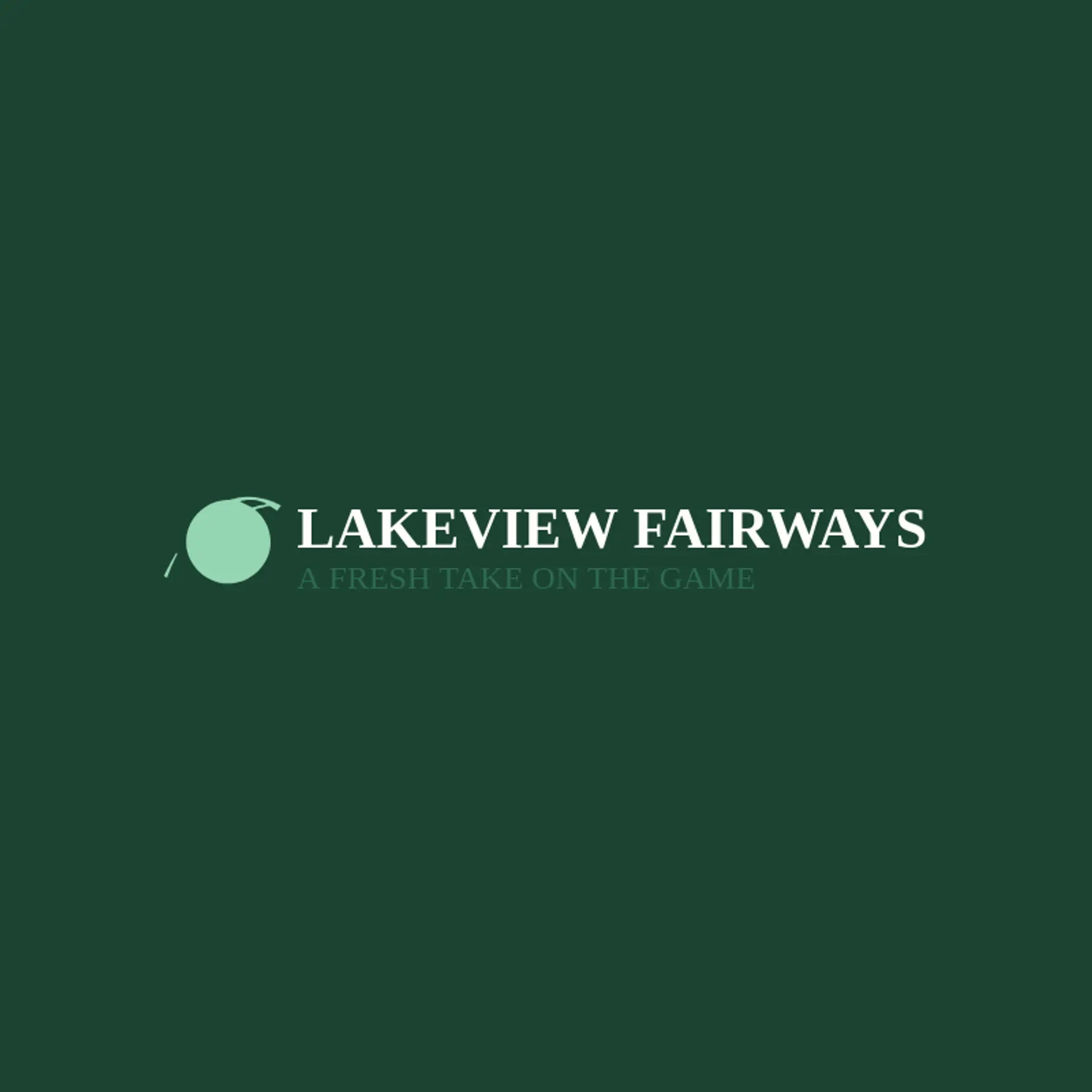 Lakeview Fairways logo for golf course