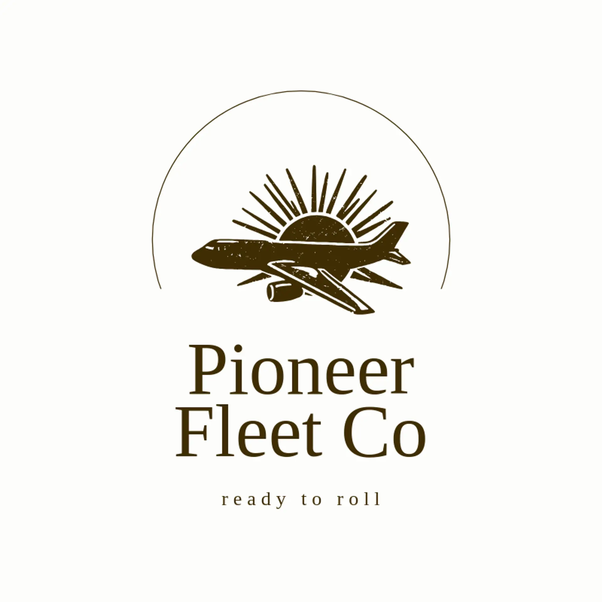 Pioneer Fleet Co logo for transportation