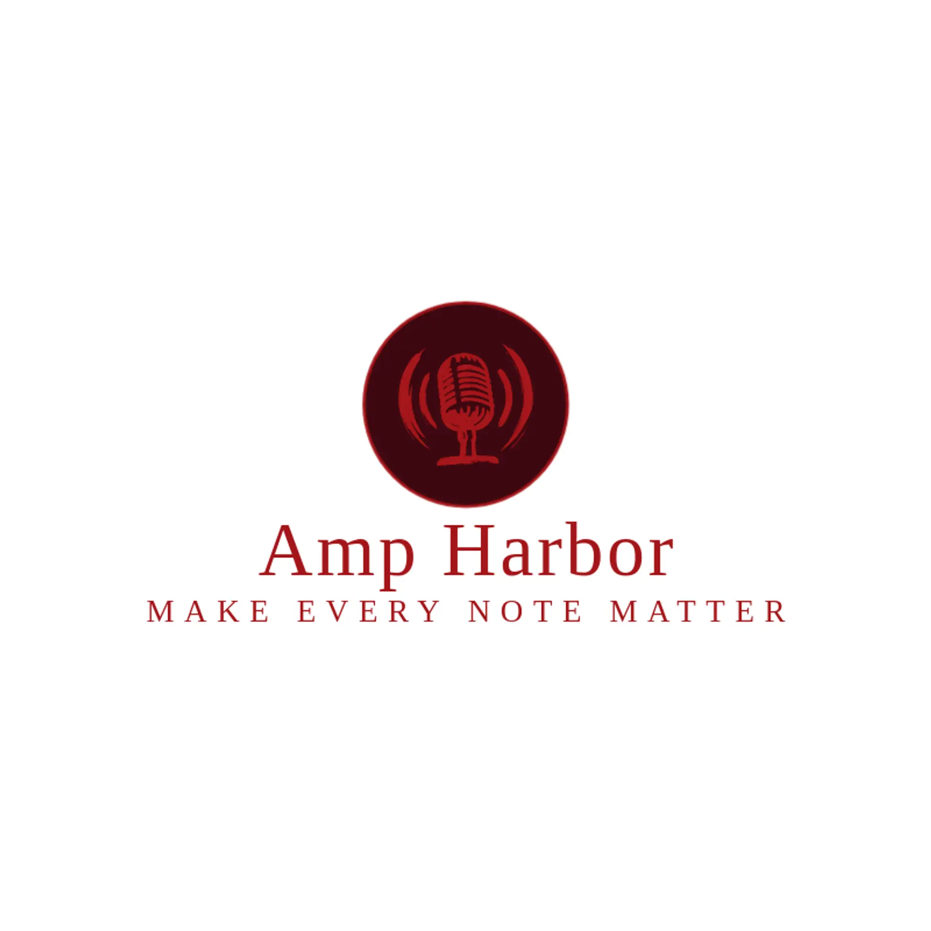Amp Harbor logo for rock and roll