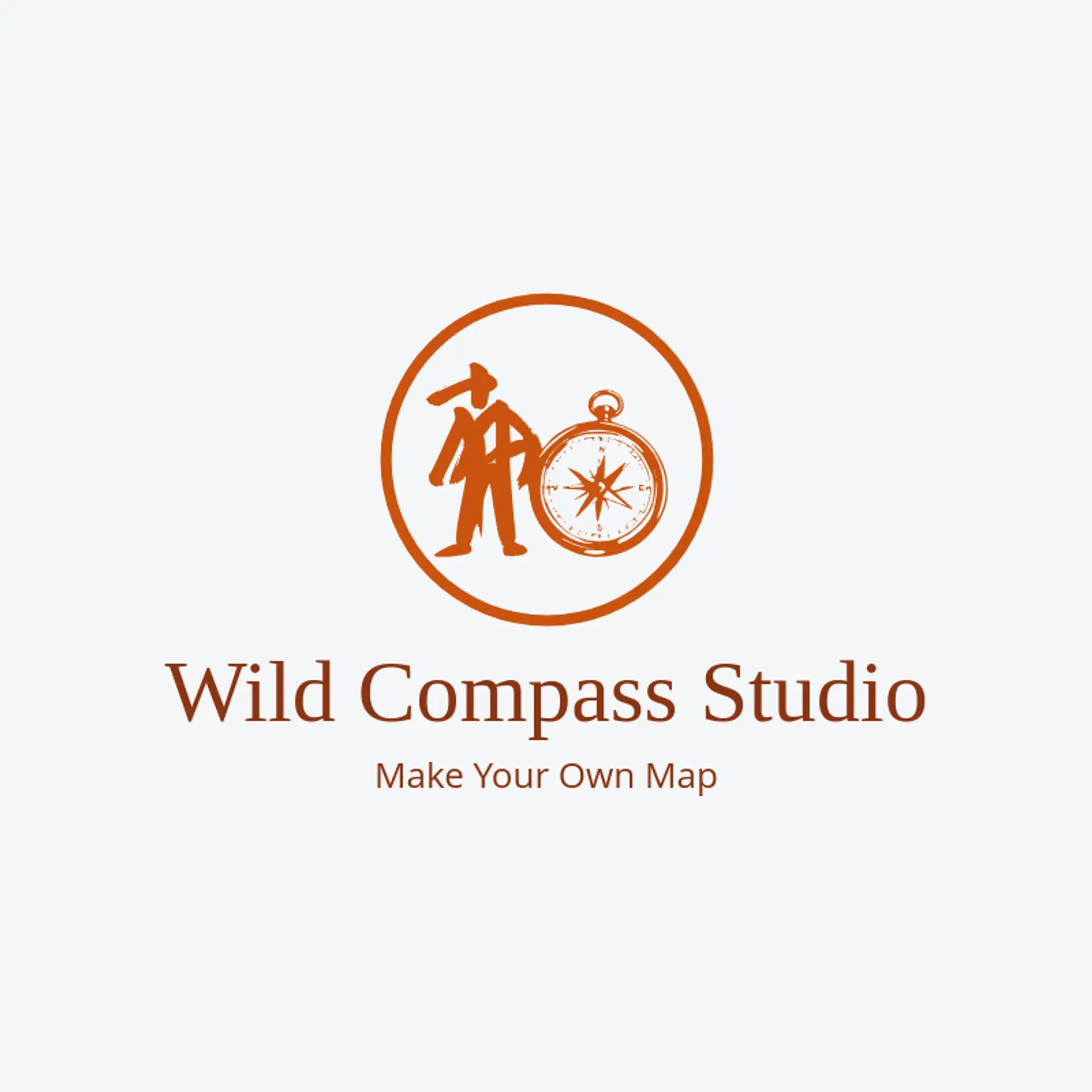 Wild Compass Studio logo for nomad