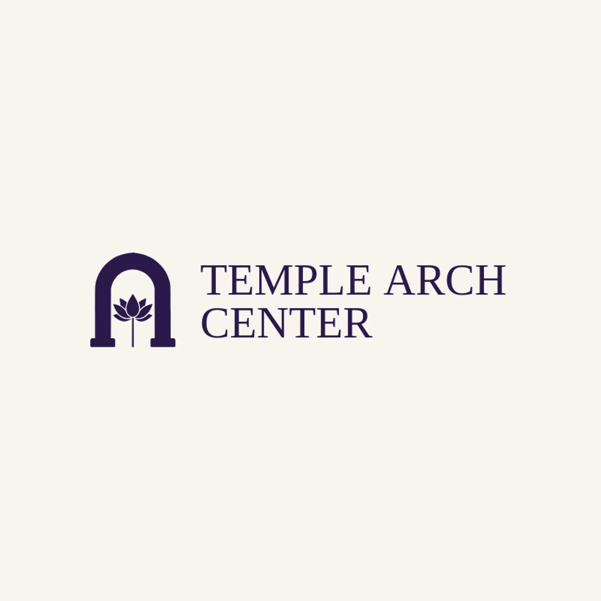 Temple Arch Center logo for buddhism