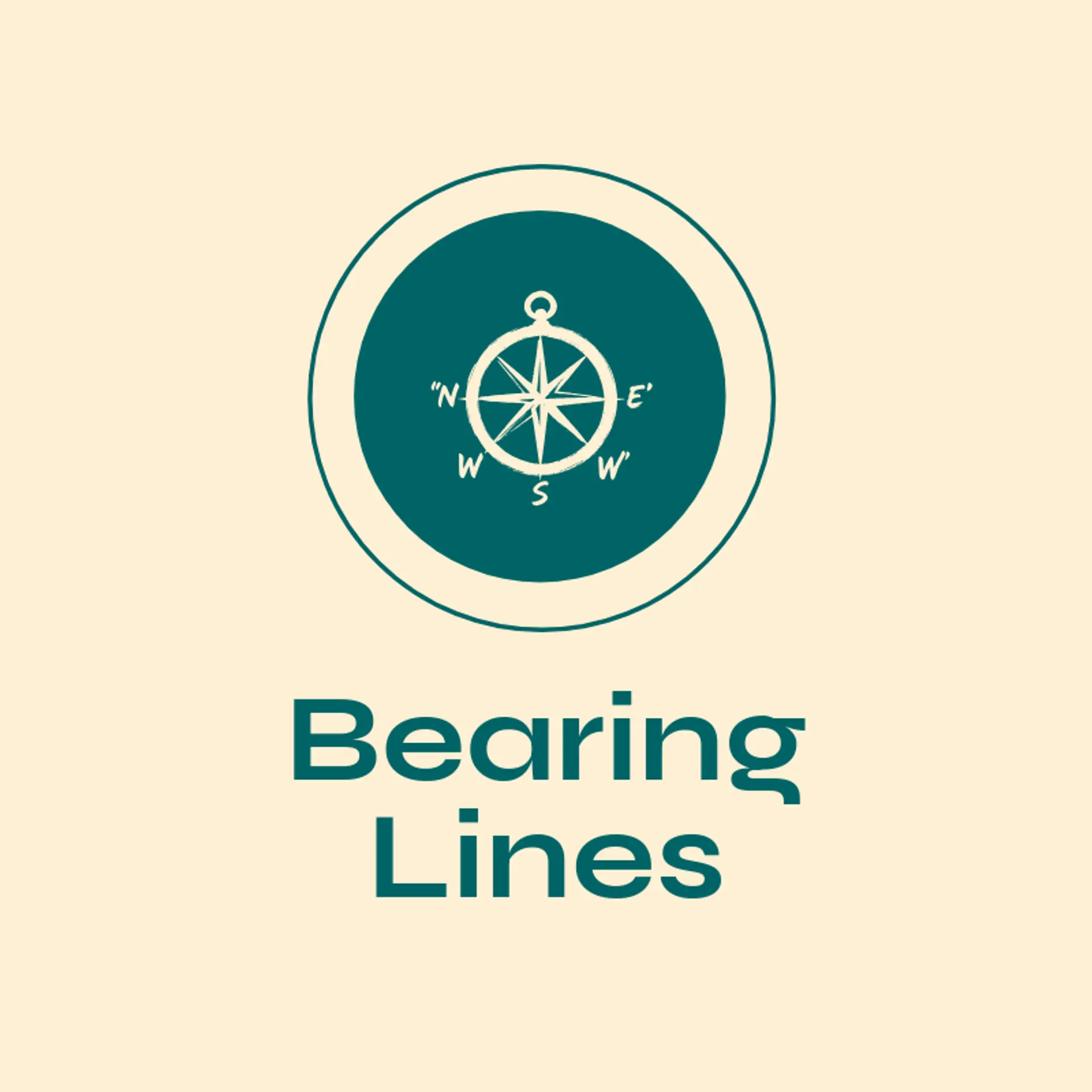Bearing Lines logo for compass