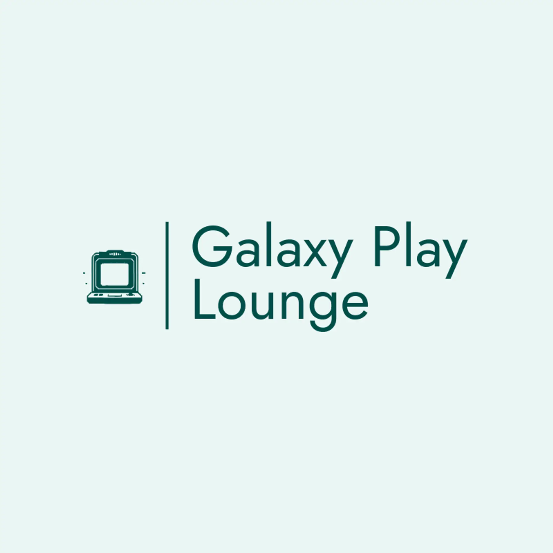 Galaxy Play Lounge logo for arcade