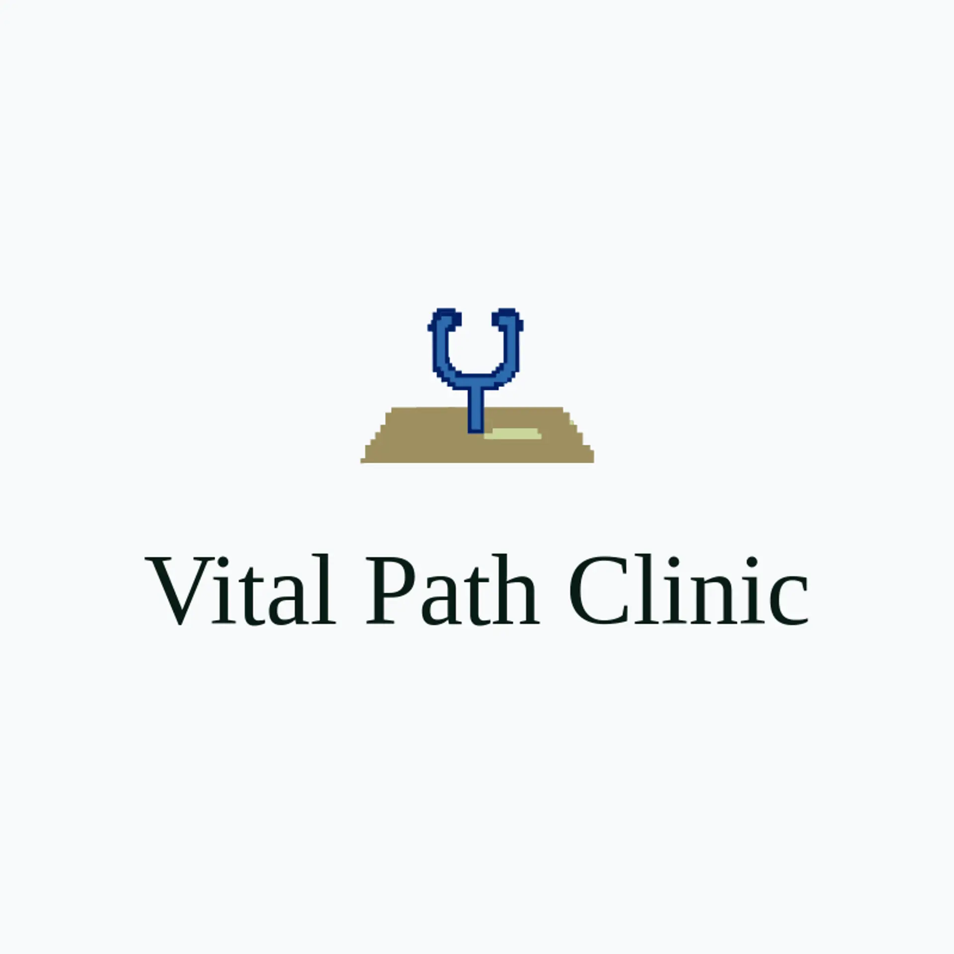 Vital Path Clinic logo for stethoscope