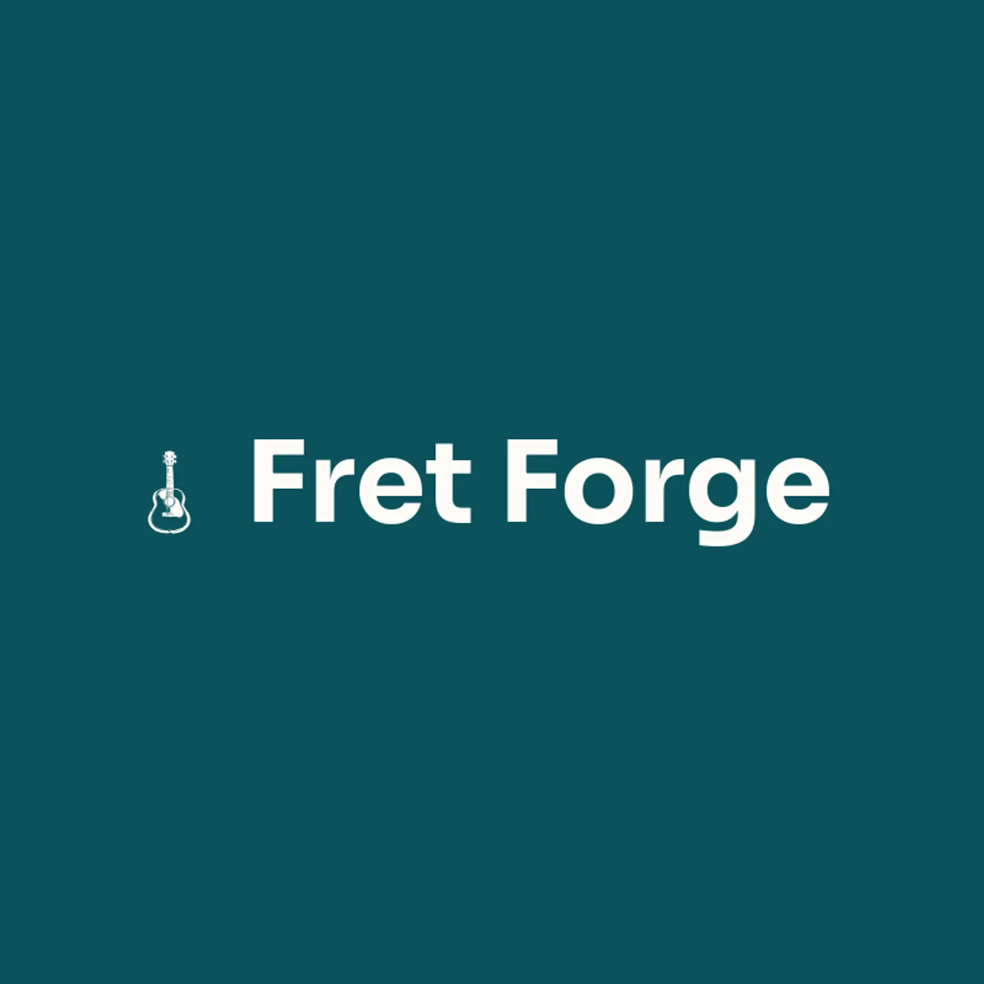 Fret Forge logo for guitar