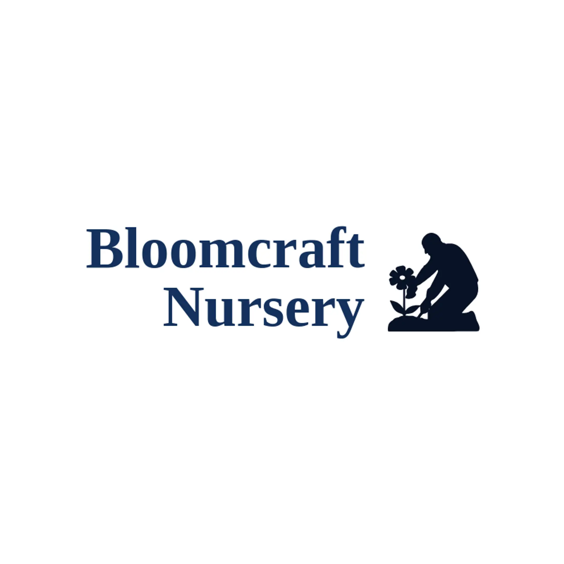 Bloomcraft Nursery logo for gardening