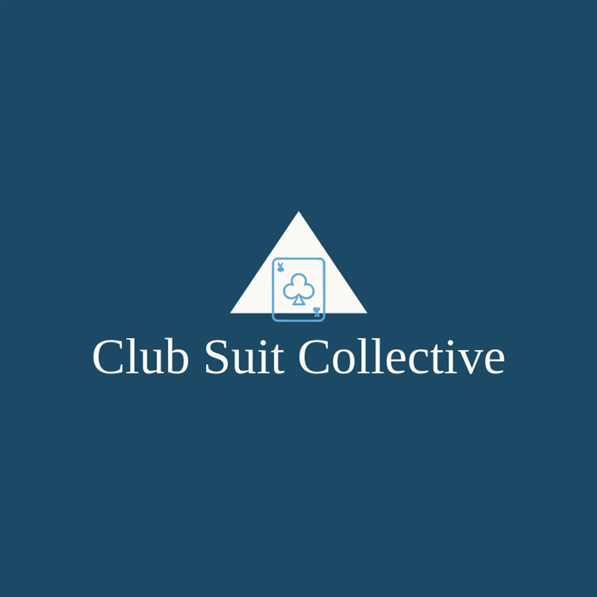 Club Suit Collective logo for playing cards