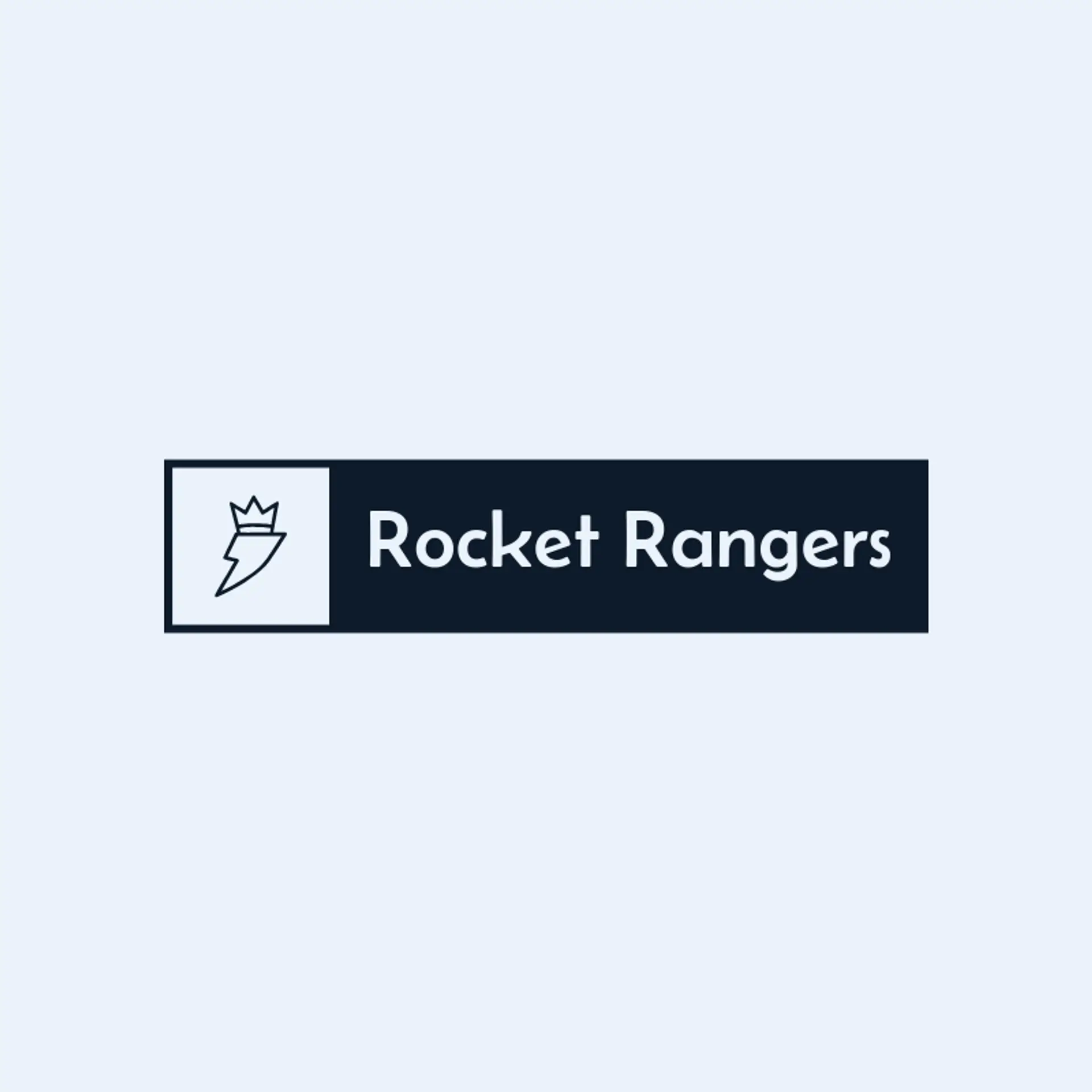 Rocket Rangers logo for superhero