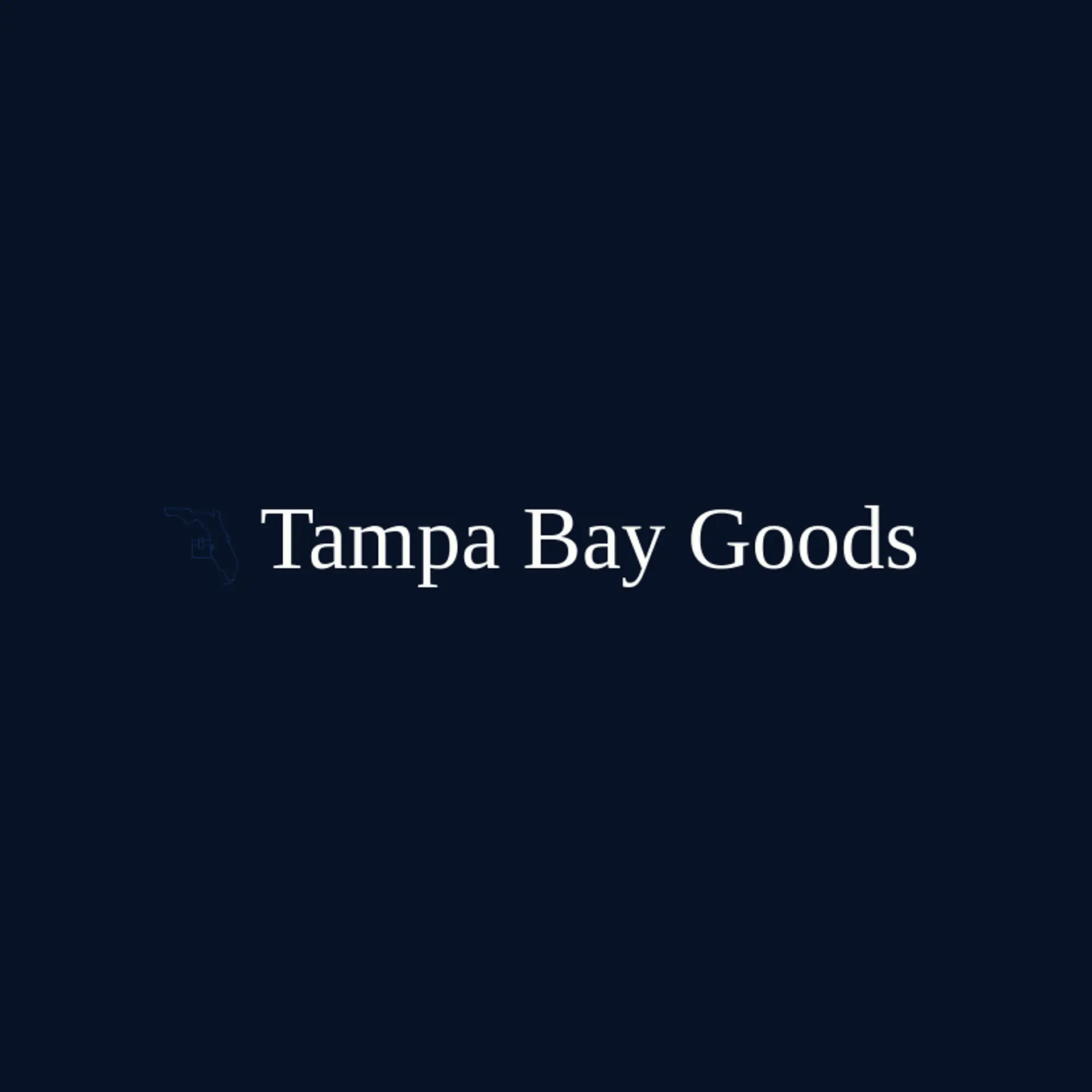 Tampa Bay Goods logo for florida
