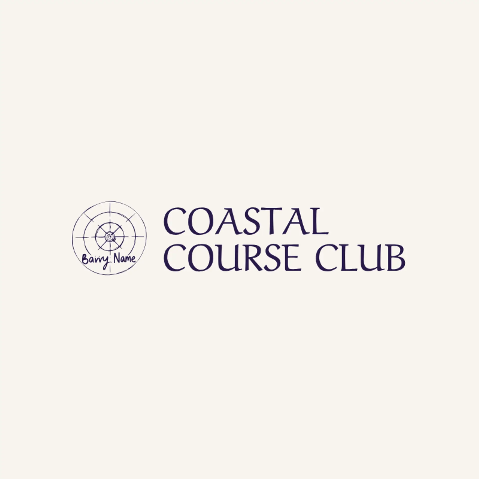 Coastal Course Club logo for helm