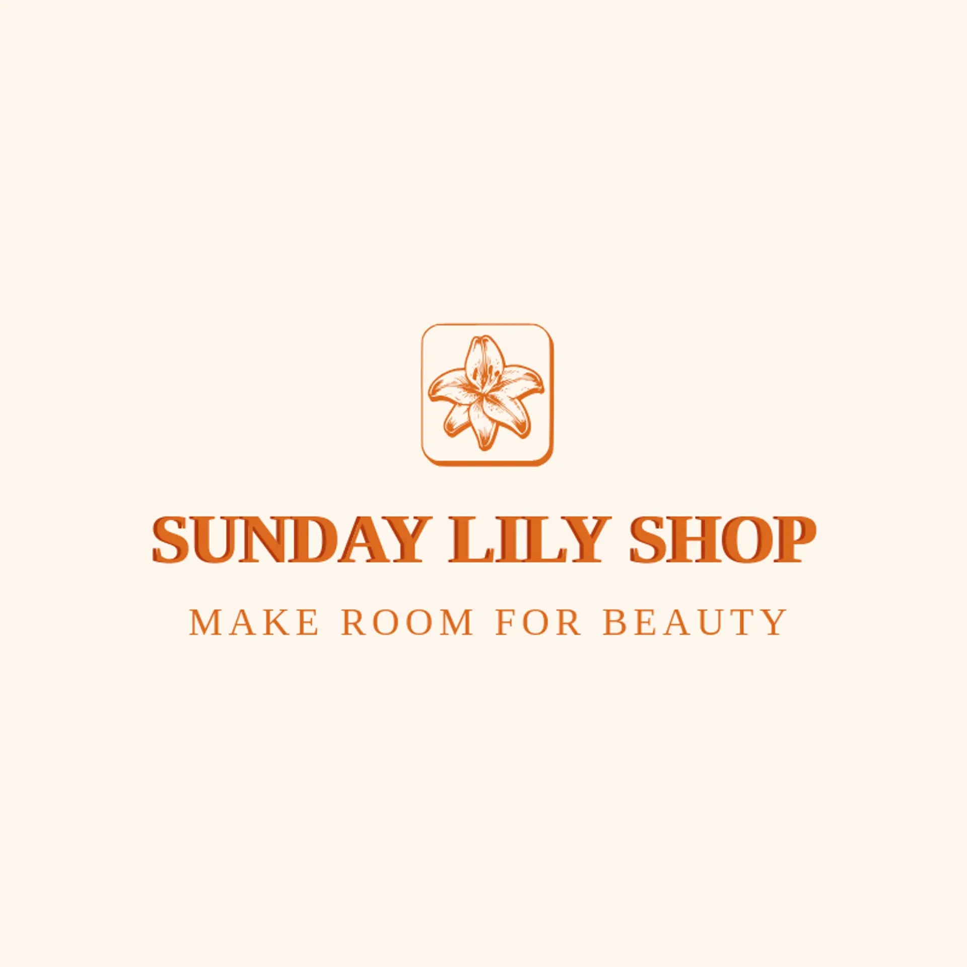 Sunday Lily Shop logo for lily