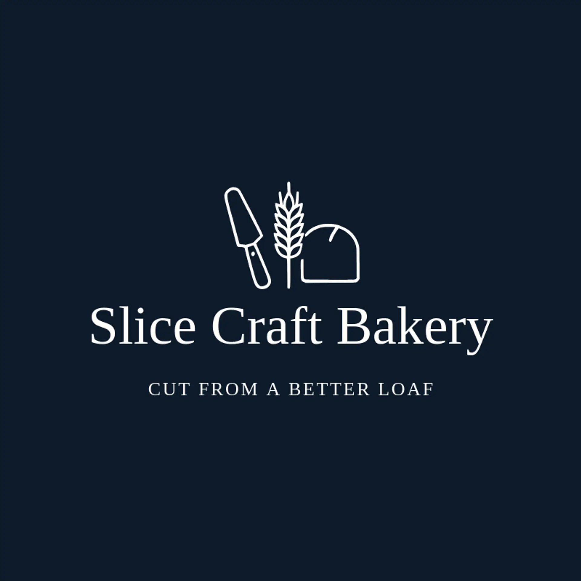 Slice Craft Bakery logo for bread