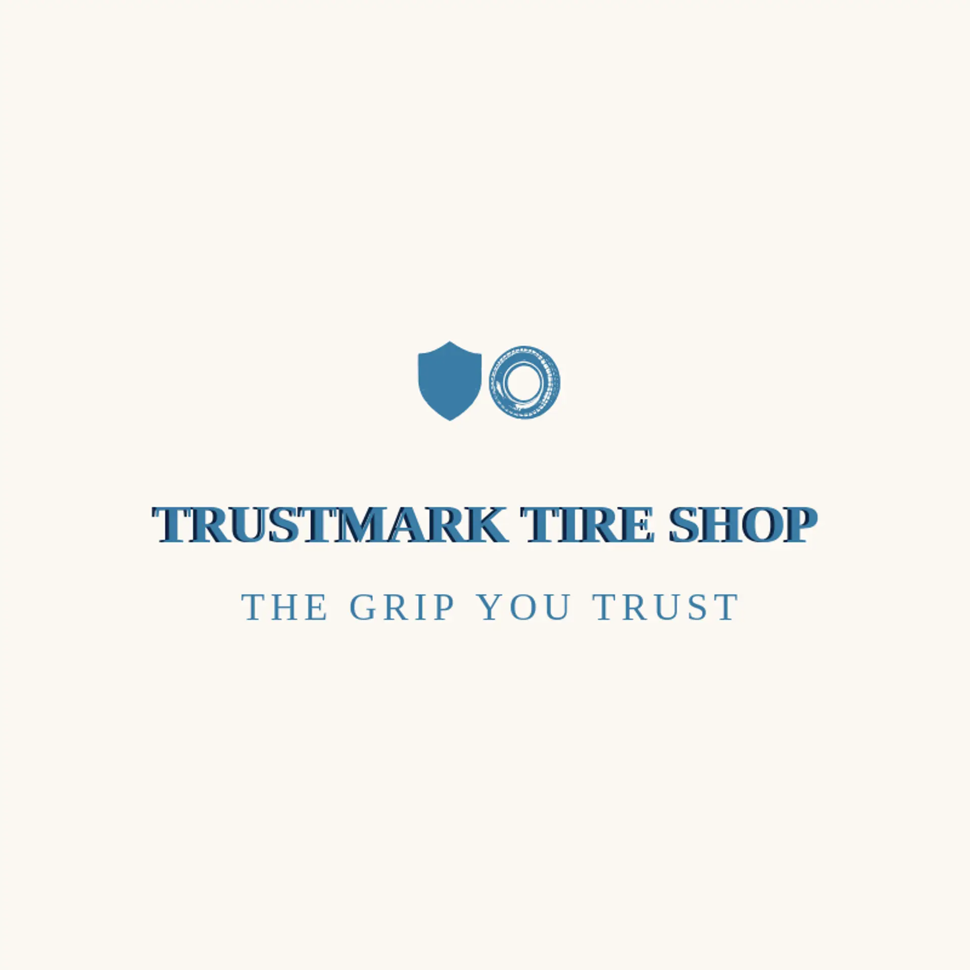 Trustmark Tire Shop logo for tire