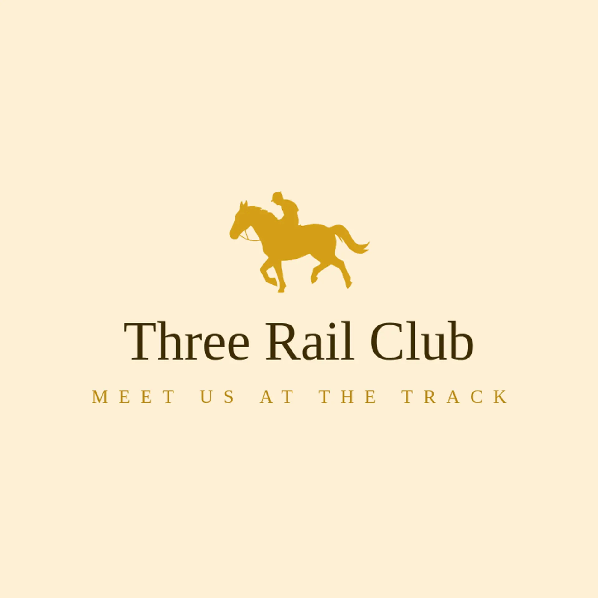Three Rail Club logo for jockey