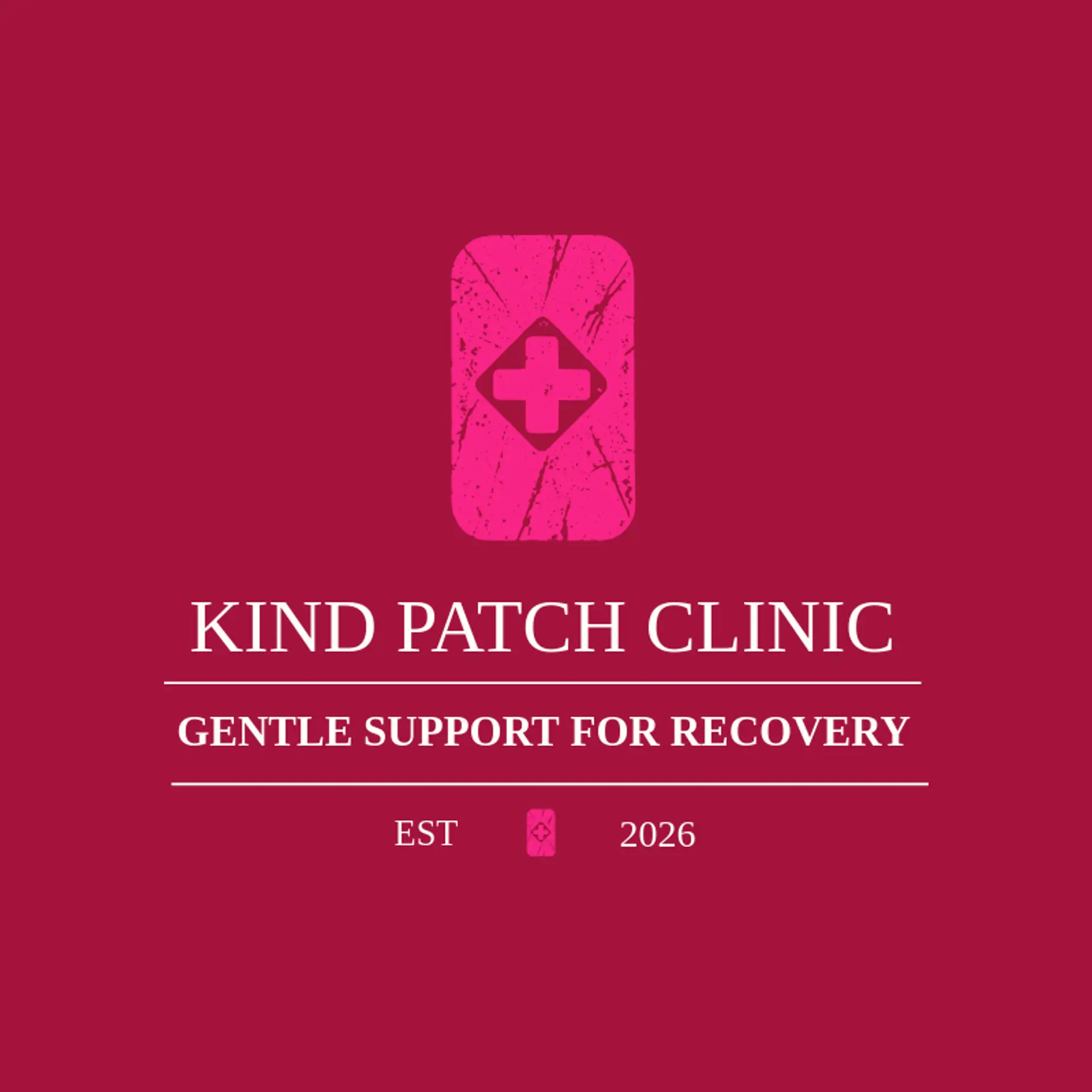 Kind Patch Clinic logo for health care