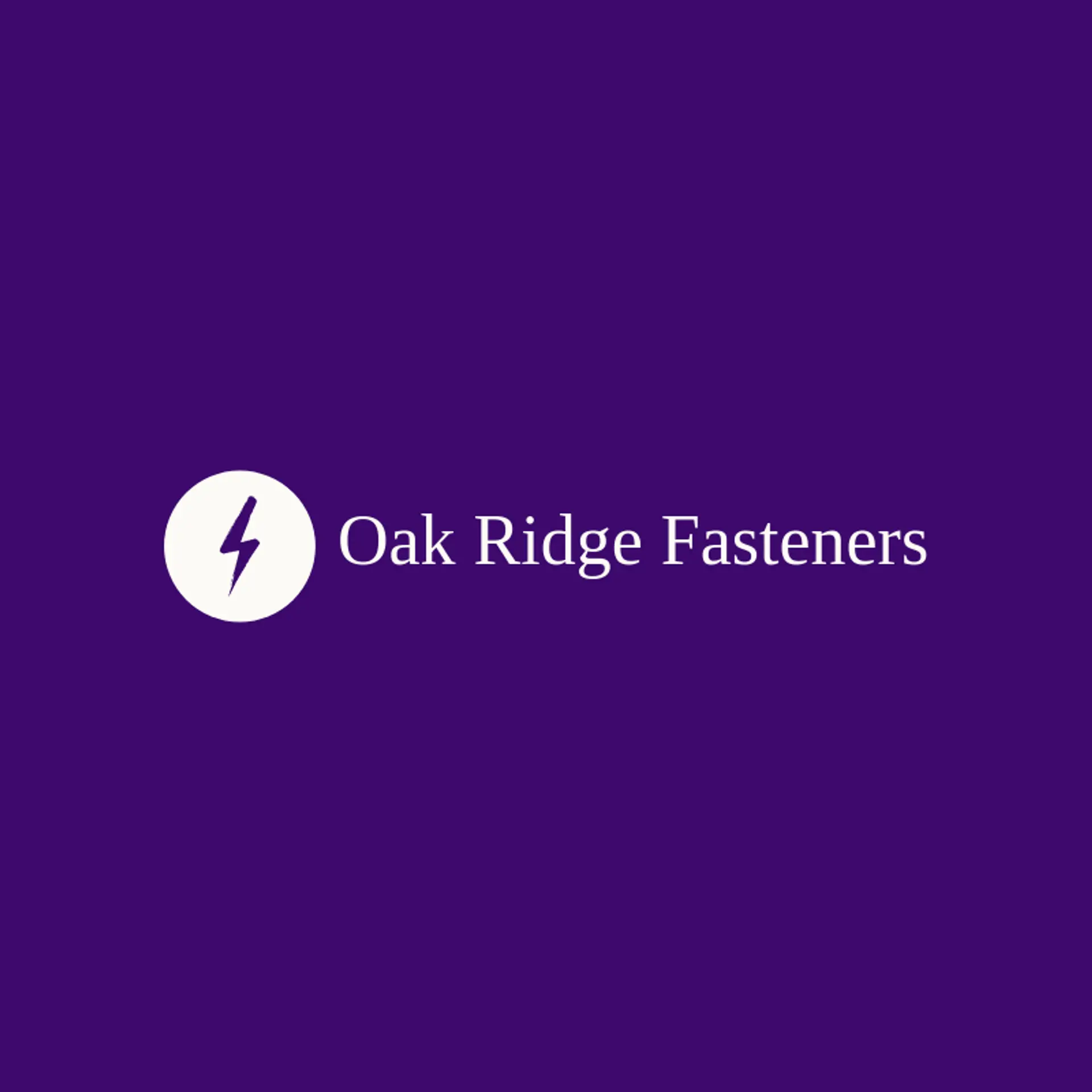 Oak Ridge Fasteners logo for Bolt