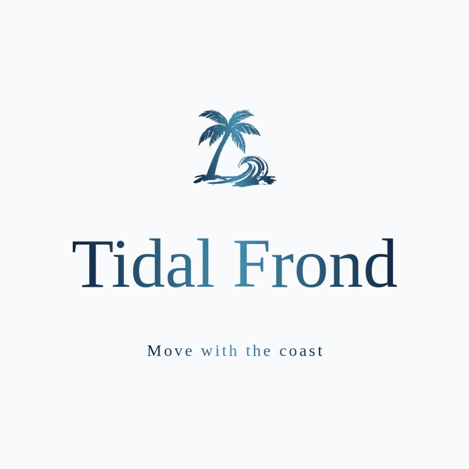 Tidal Frond logo for palm tree