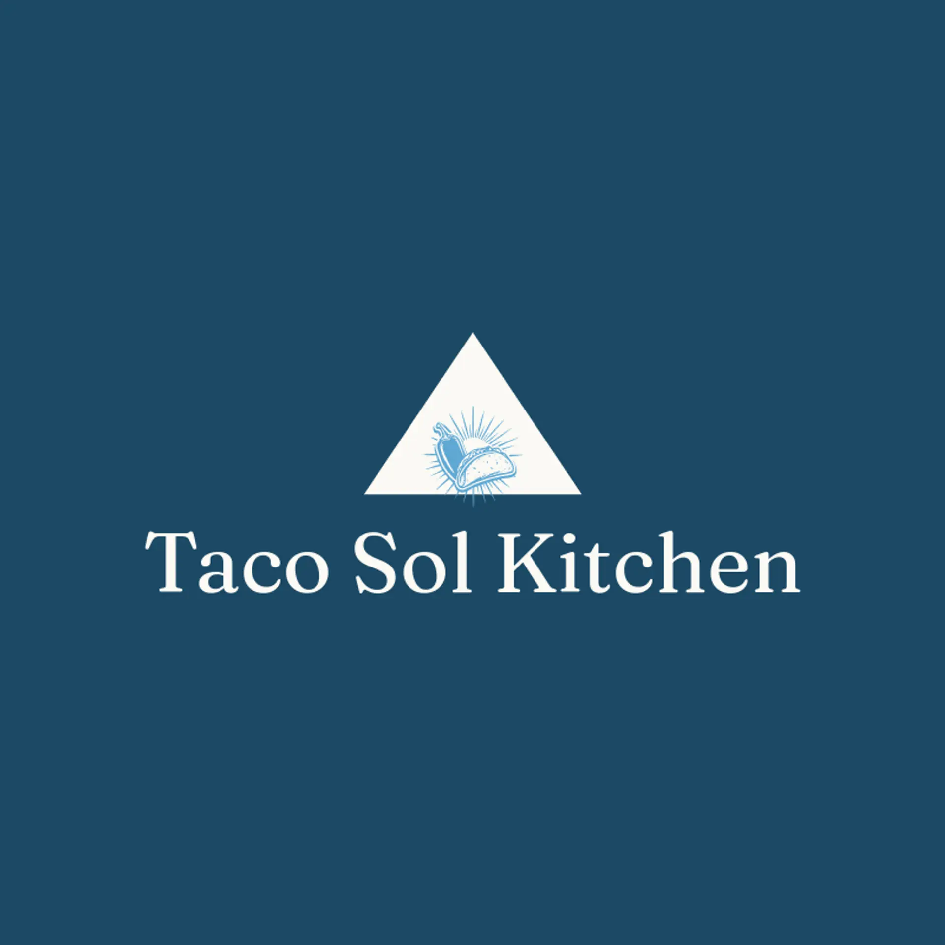Taco Sol Kitchen logo for taco