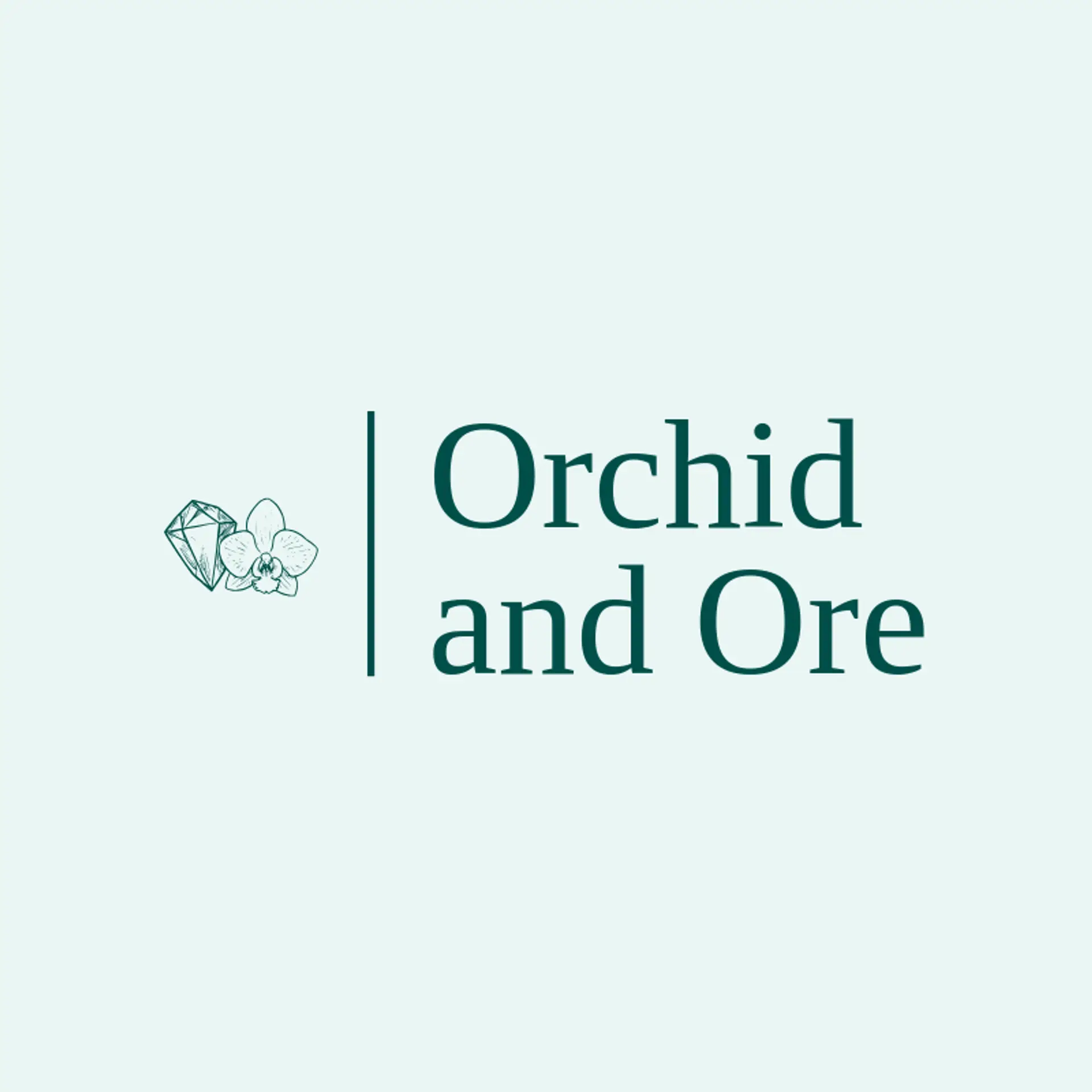 Orchid and Ore logo for jewel