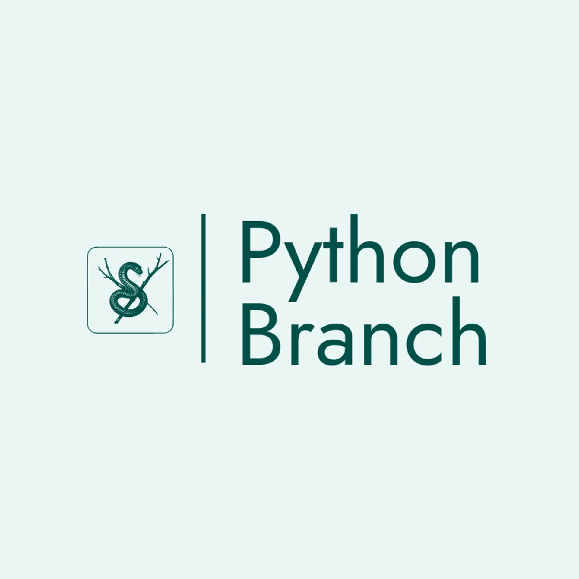 Python Branch logo for snake
