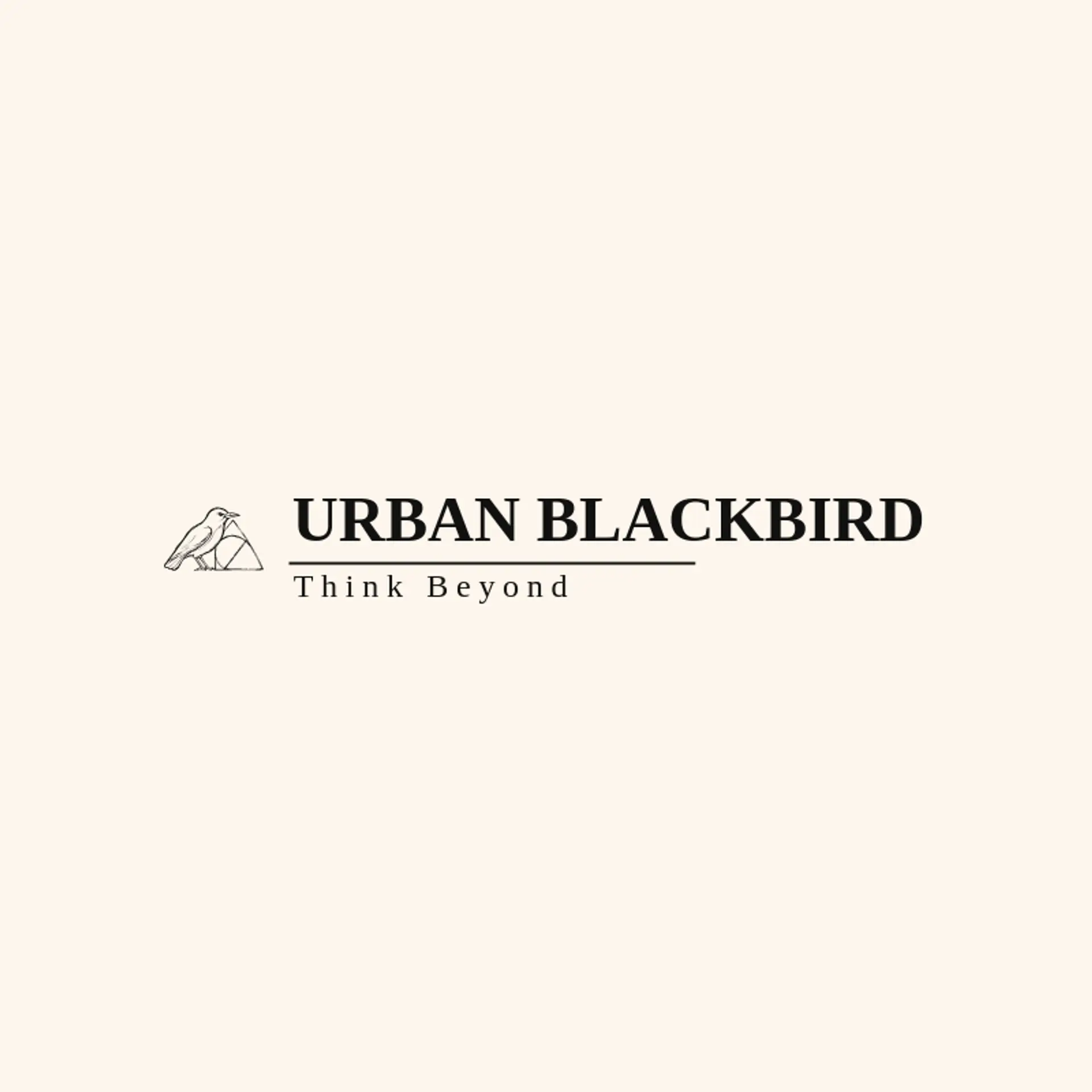 Urban Blackbird logo for crow
