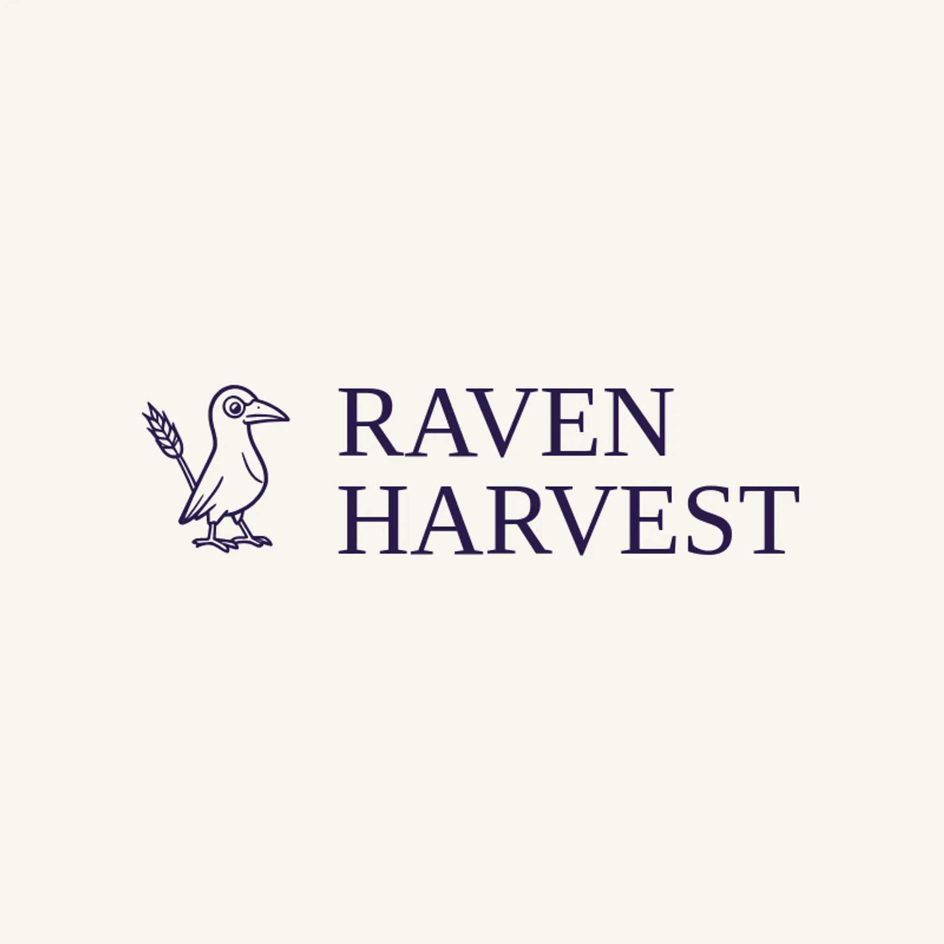 Raven Harvest logo for reaper