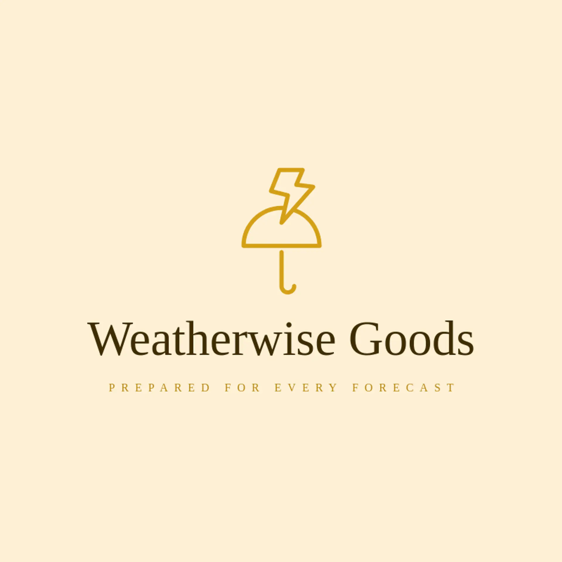 Weatherwise Goods logo for umbrella