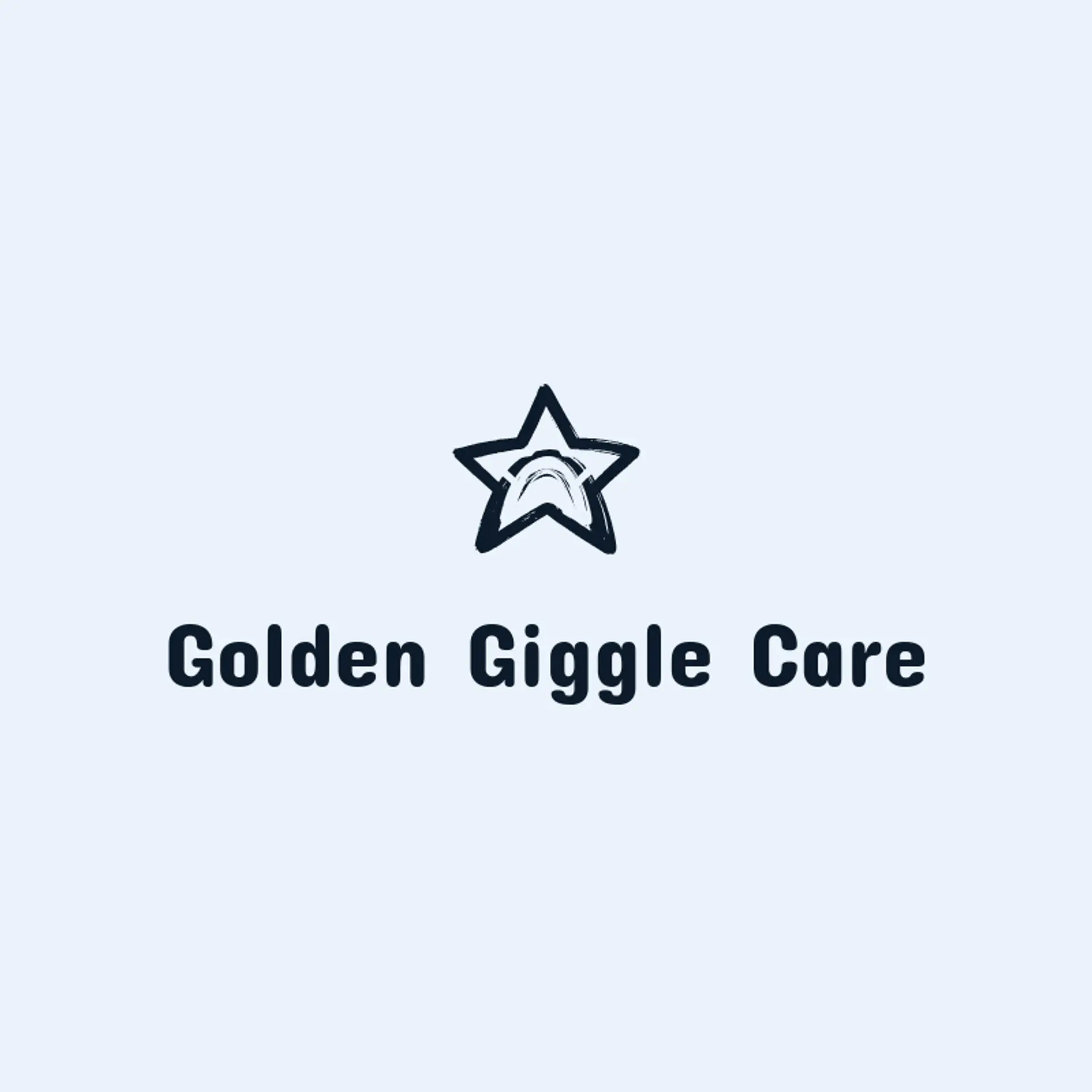 Golden Giggle Care logo for daycare