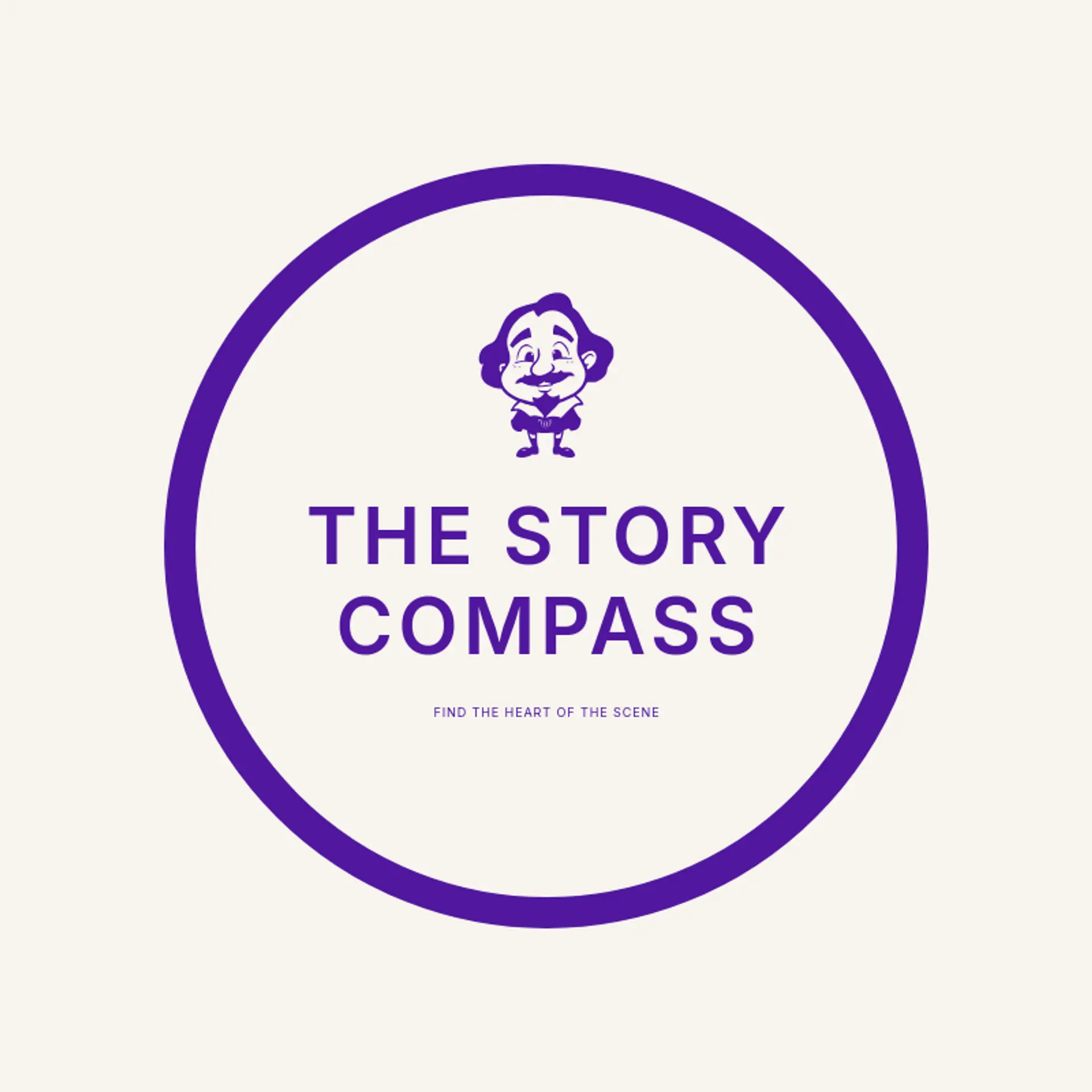 The Story Compass logo for playwright