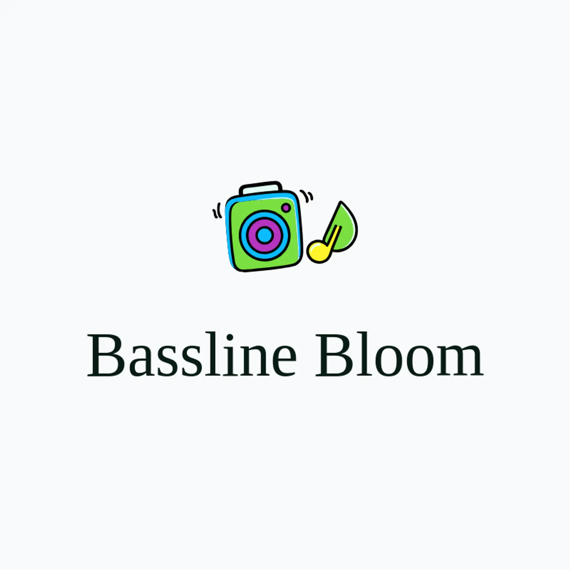Bassline Bloom logo for rave