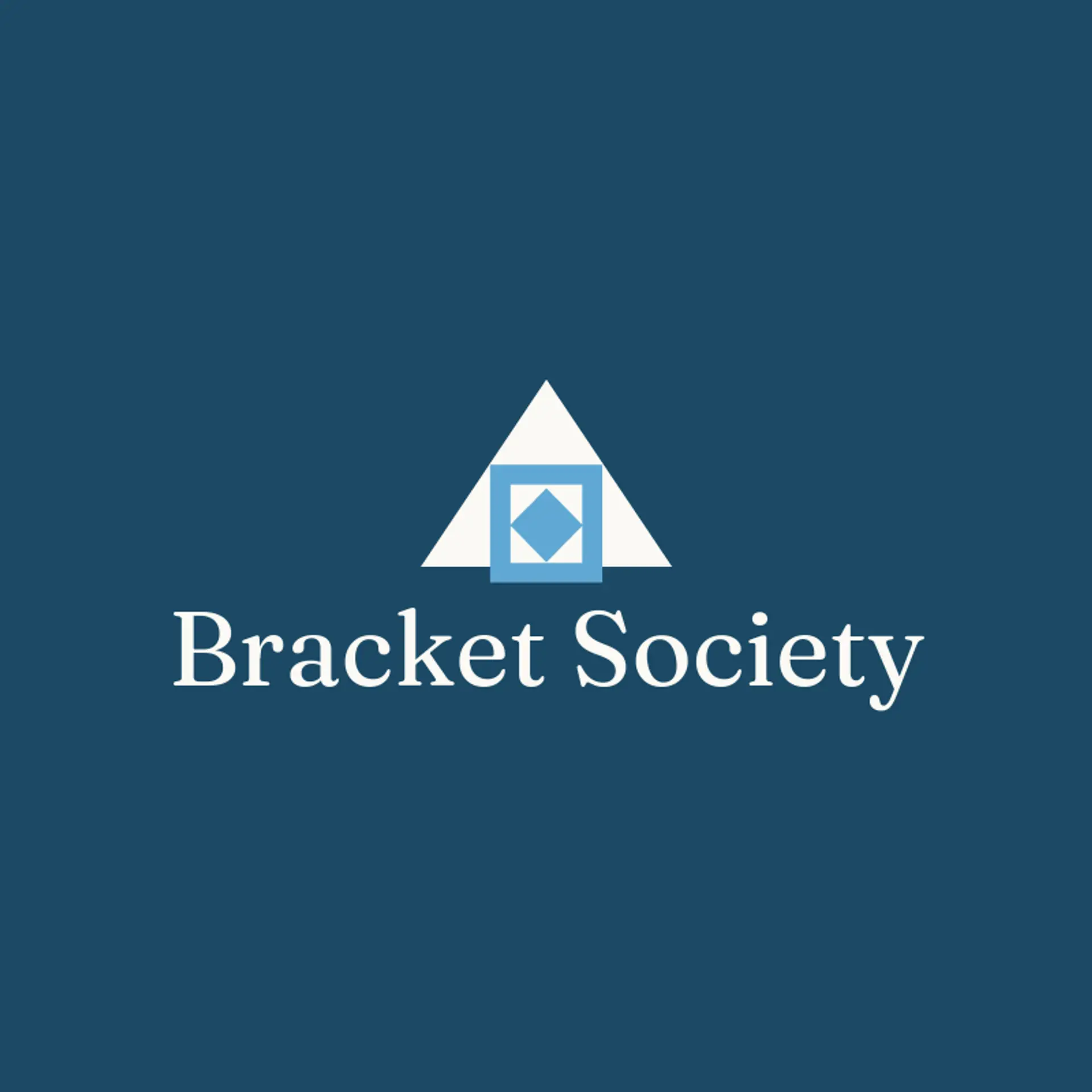Bracket Society logo for frame