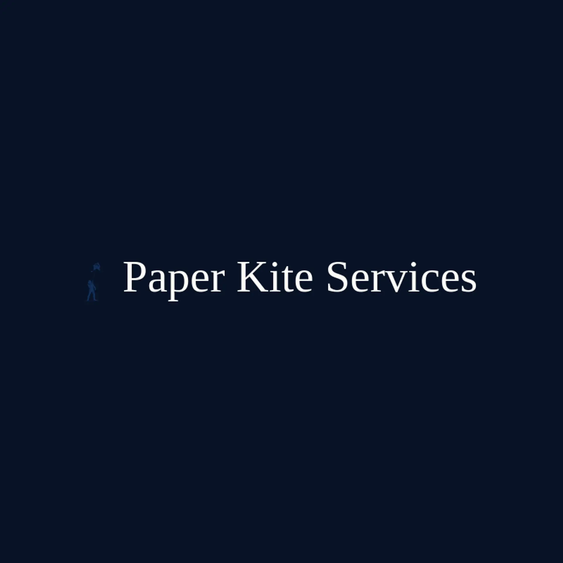 Paper Kite Services logo for freelancer