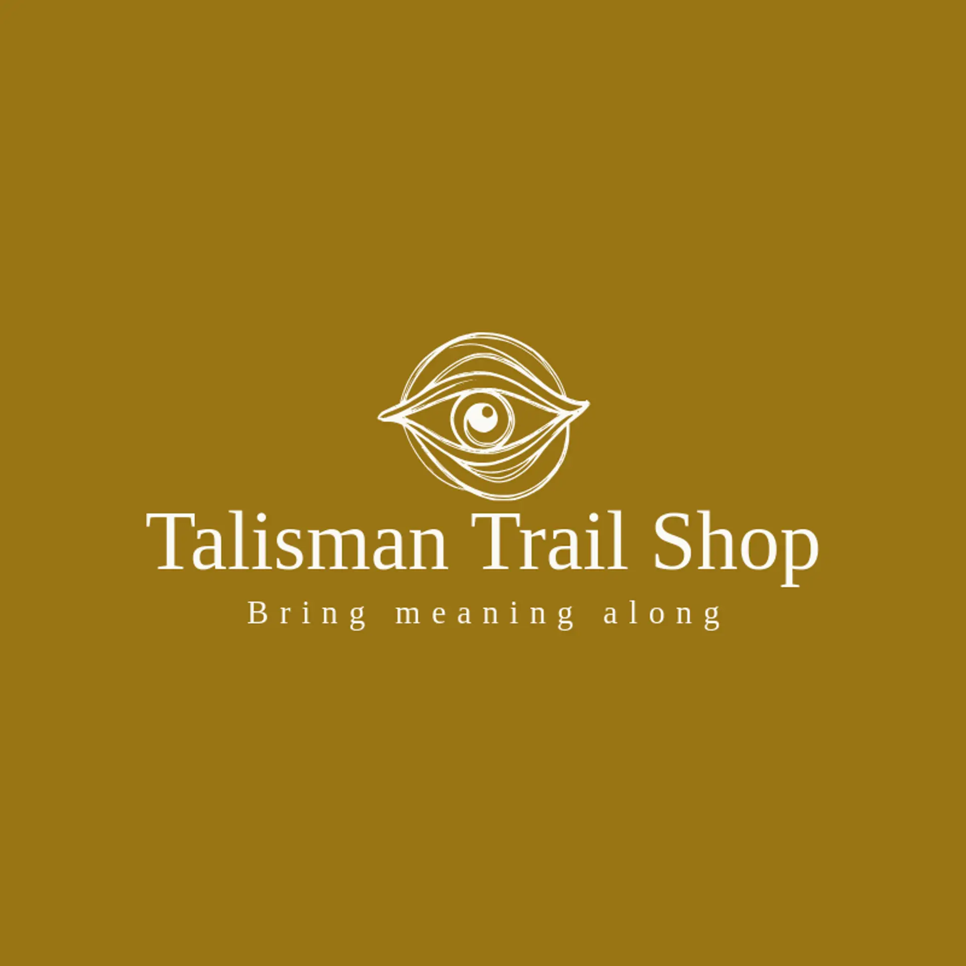 Talisman Trail Shop logo for evil eye
