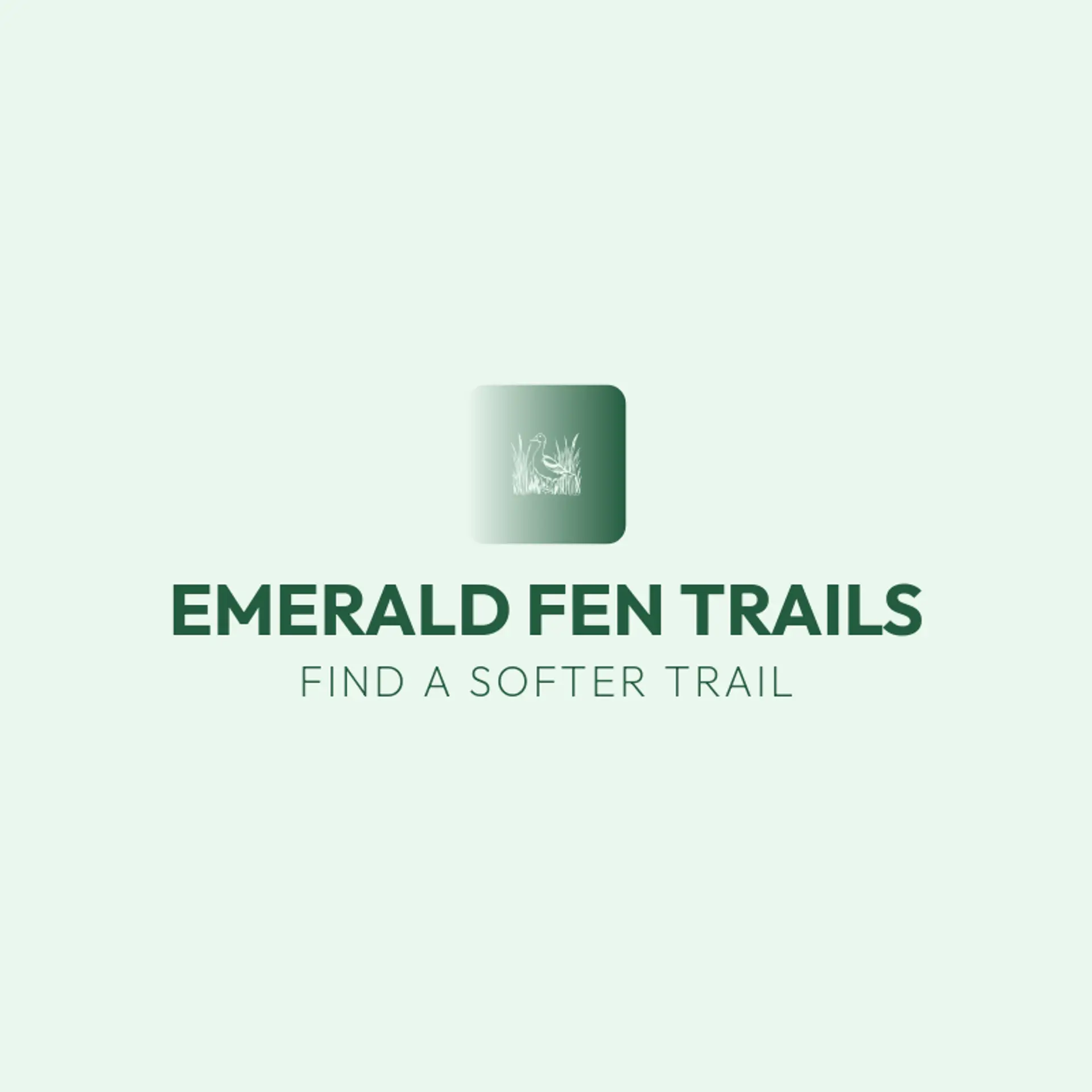 Emerald Fen Trails logo for marsh