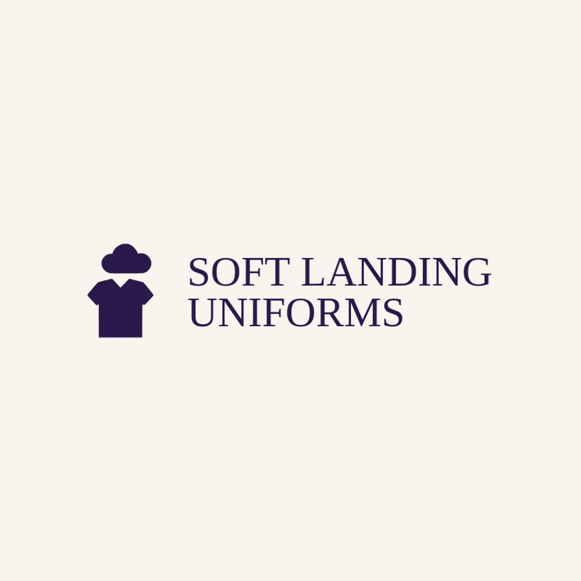 Soft Landing Uniforms logo for scrub