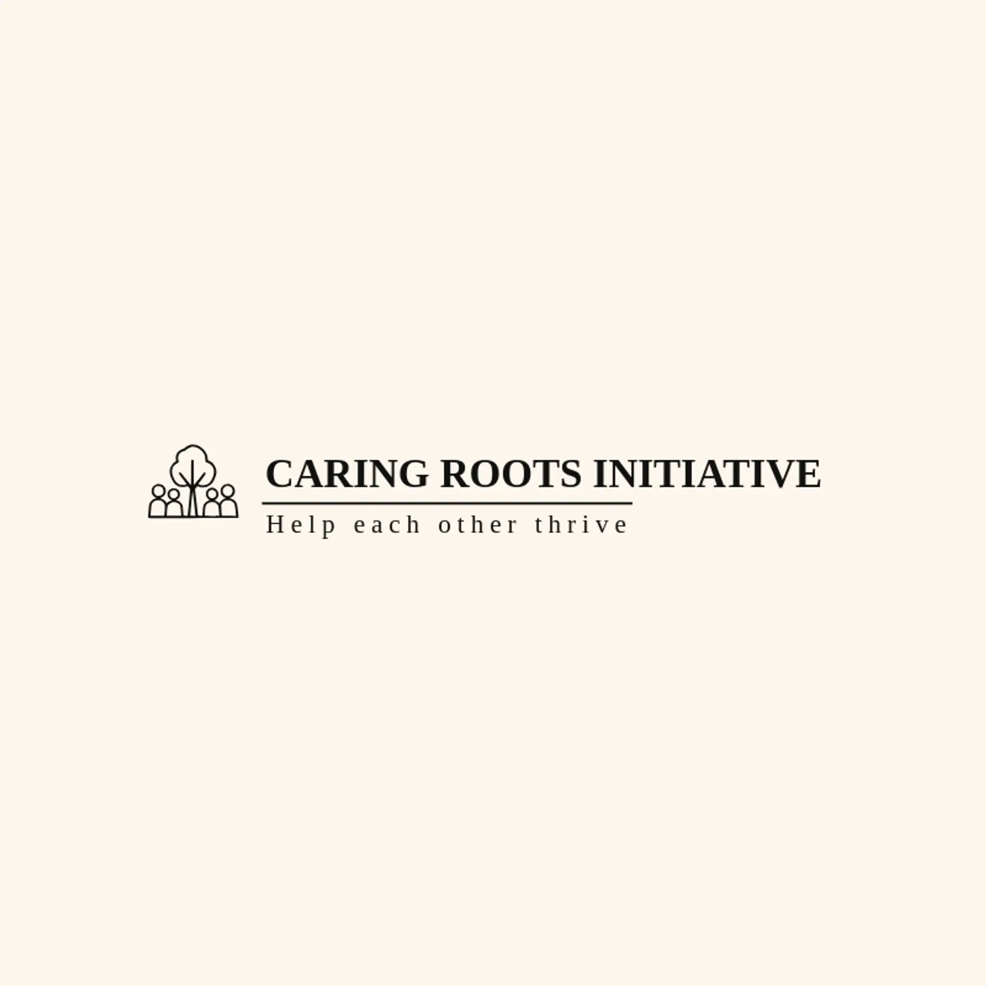 Caring Roots Initiative logo for humanity