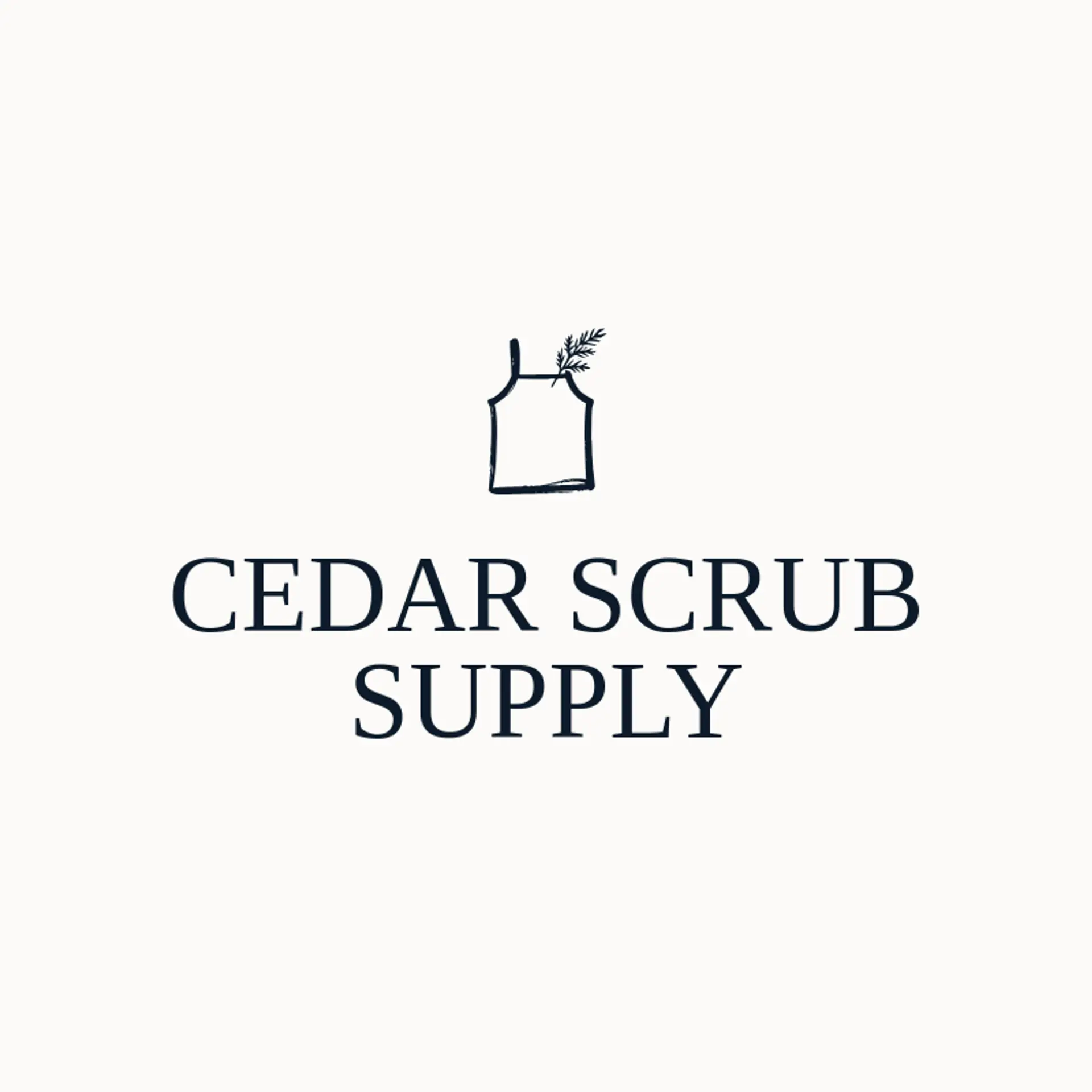Cedar Scrub Supply logo for scrub