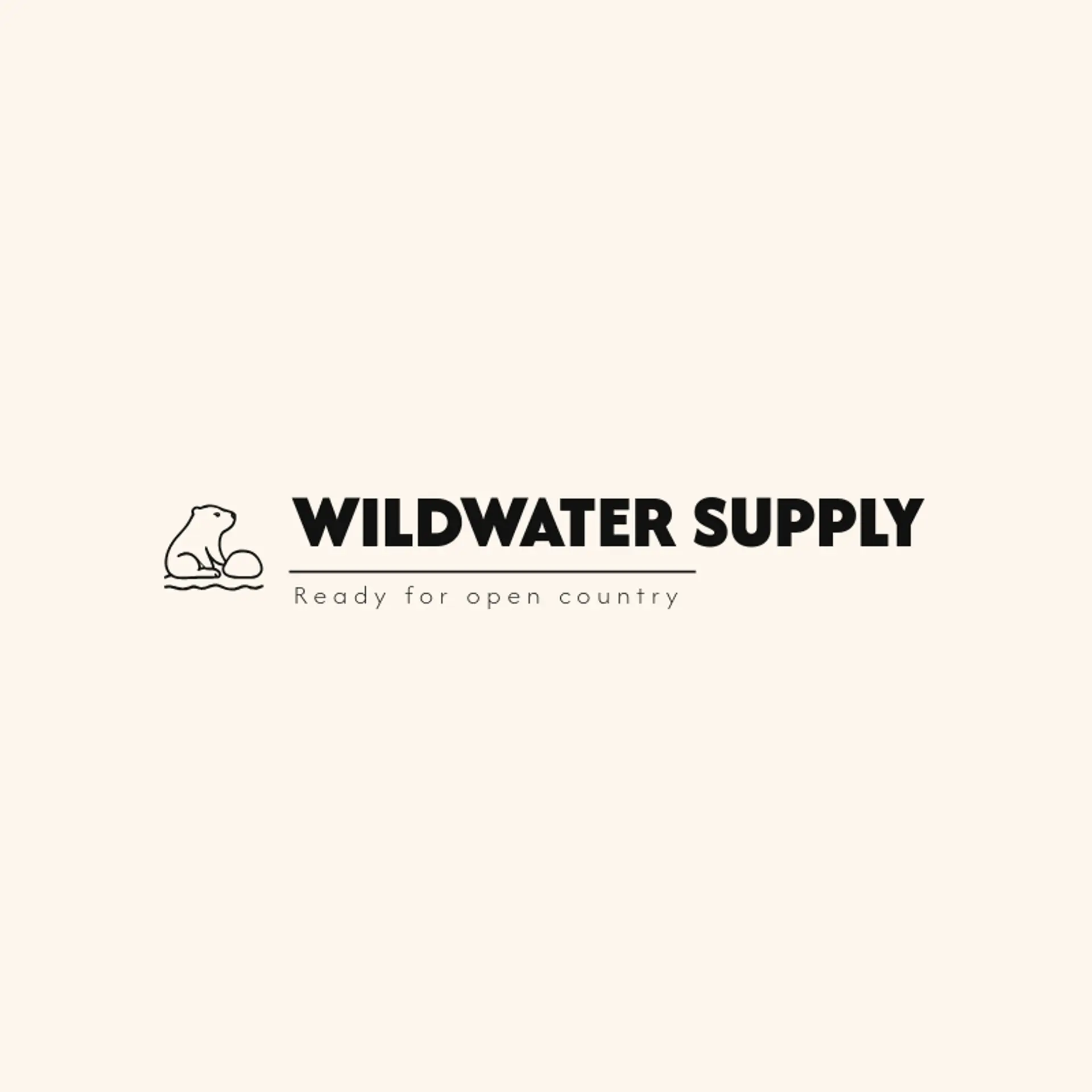 Wildwater Supply logo for beaver