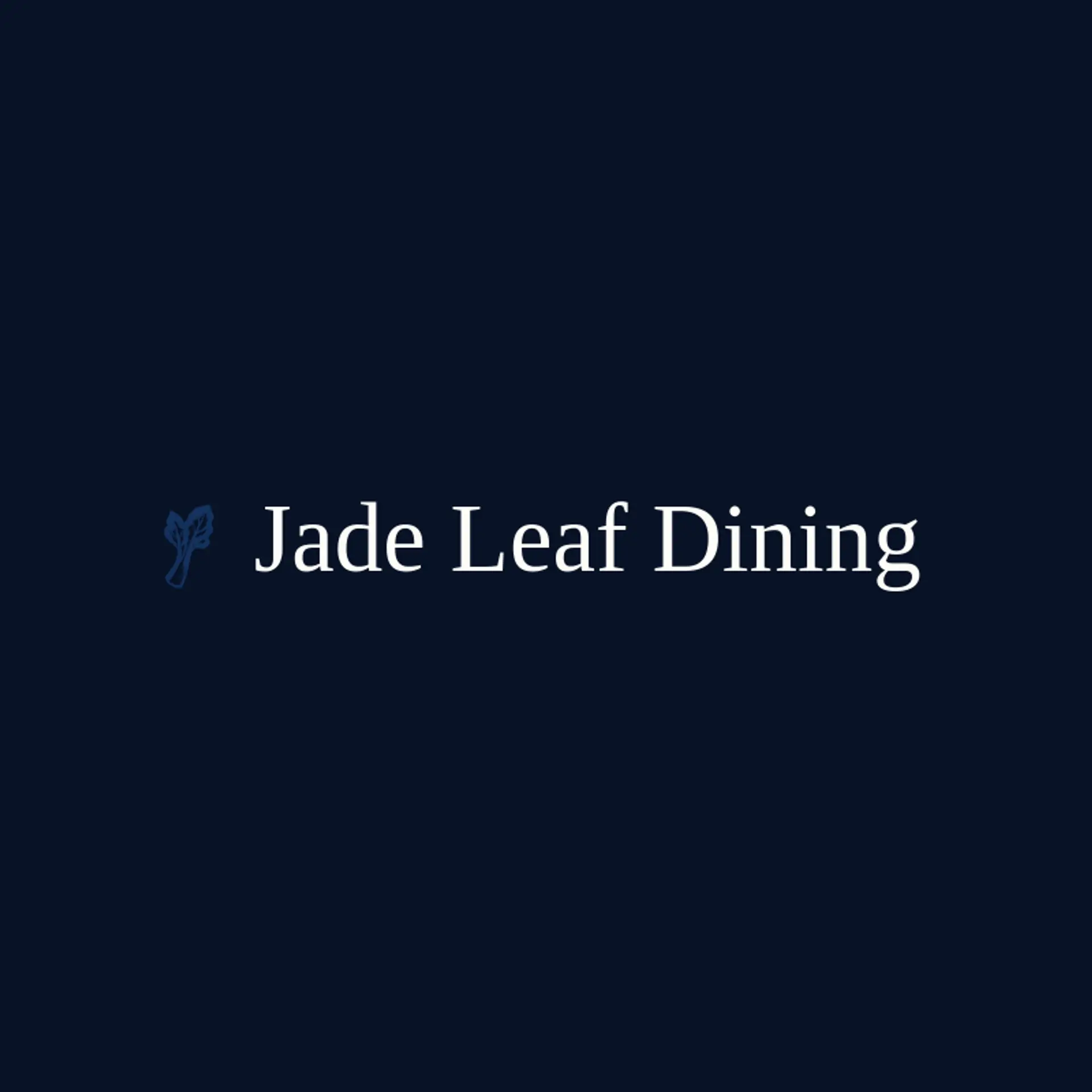 Jade Leaf Dining logo for chinese food