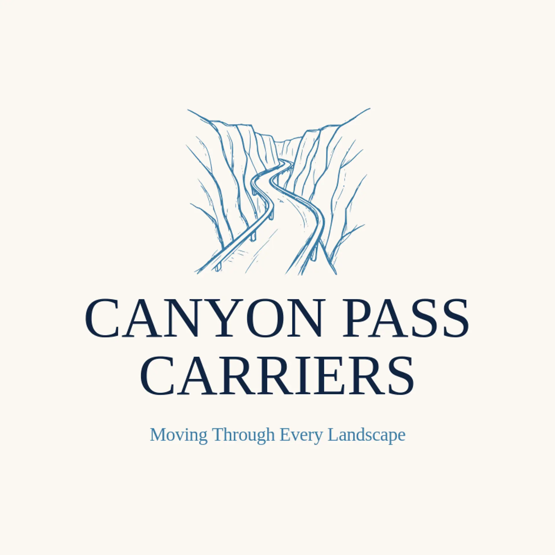 Canyon Pass Carriers logo for highway