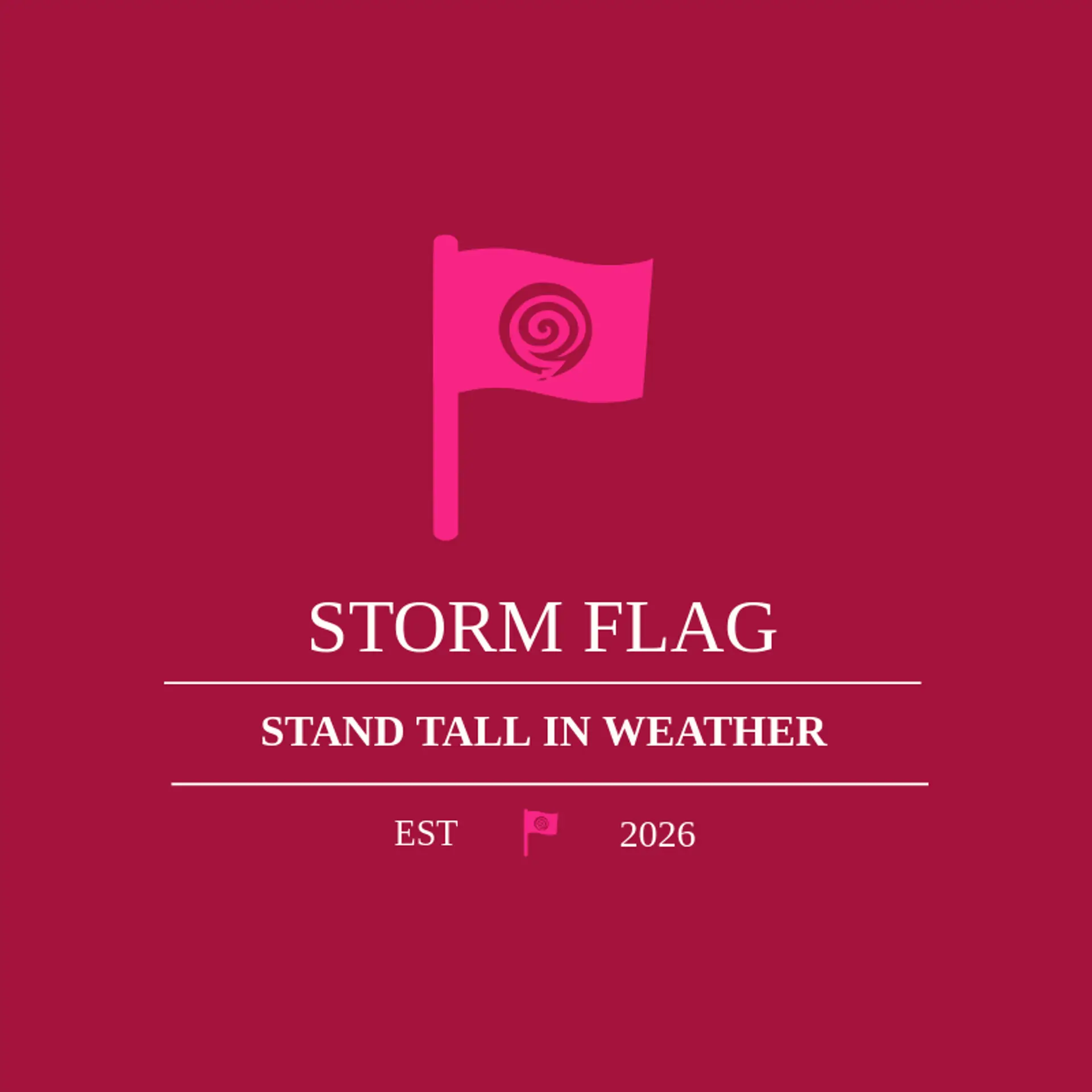 Storm Flag logo for tornado