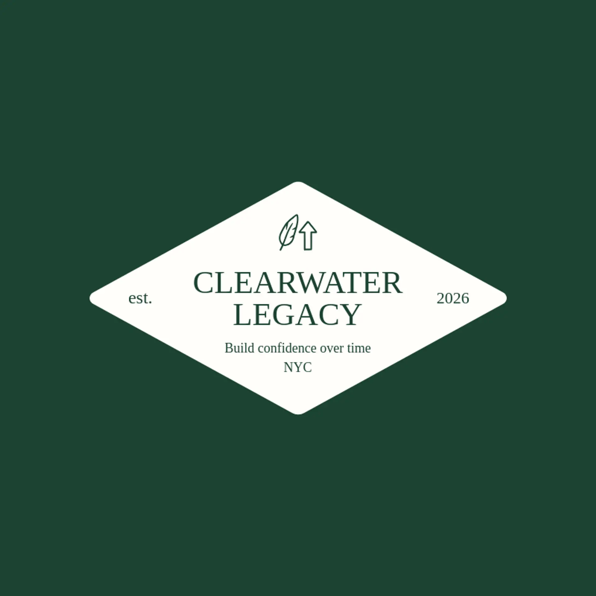 Clearwater Legacy logo for financial advisor