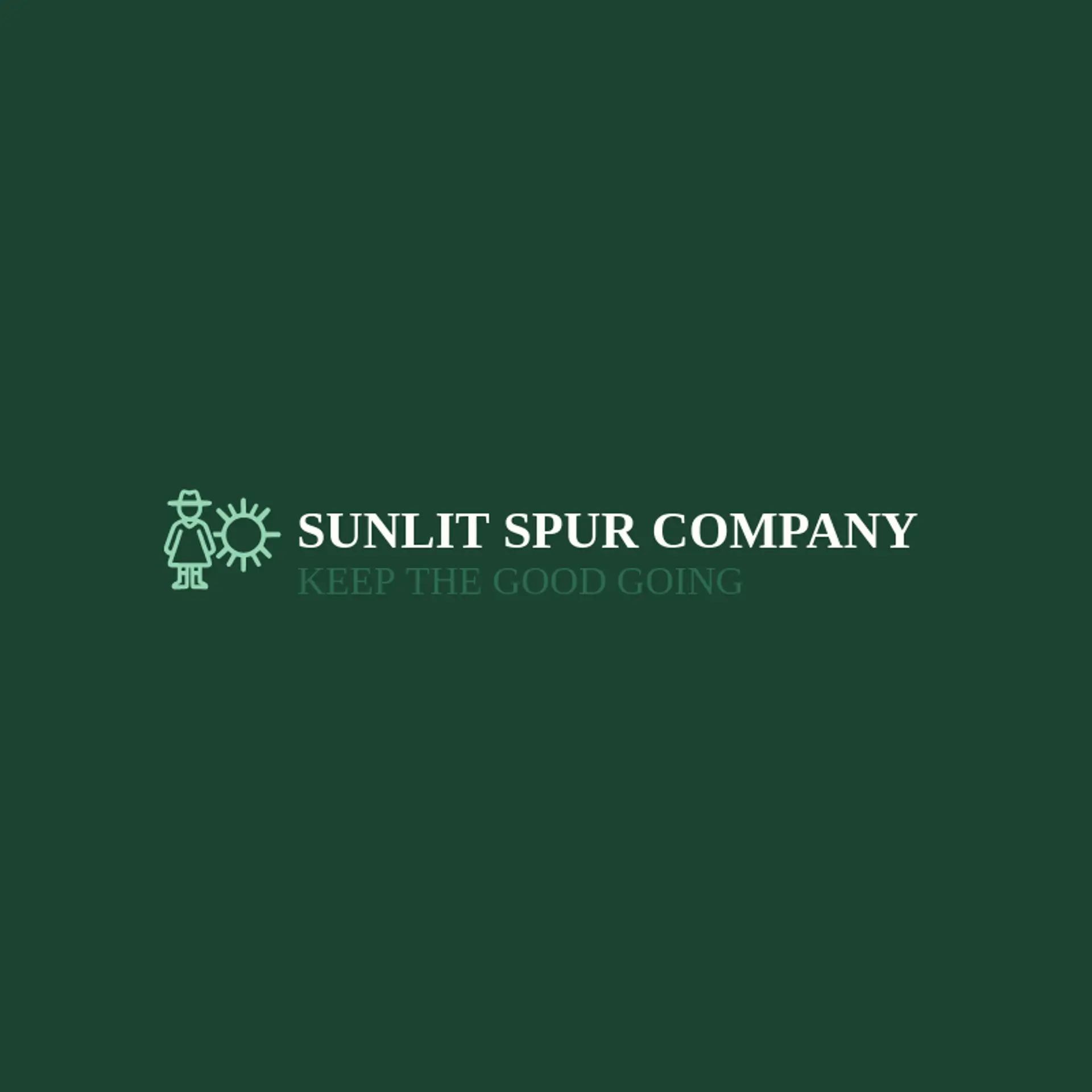 Sunlit Spur Company logo for cowgirl