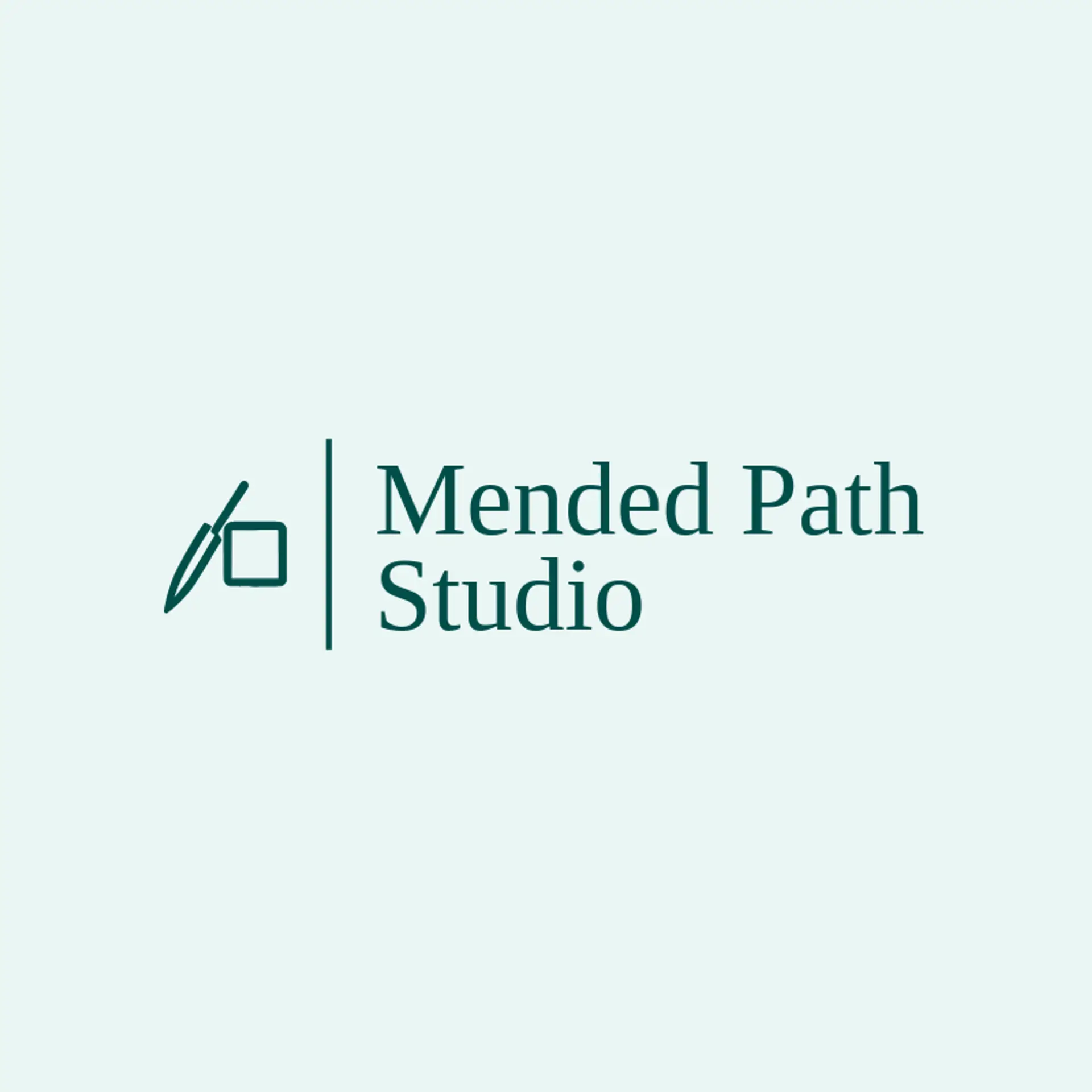 Mended Path Studio logo for workshop