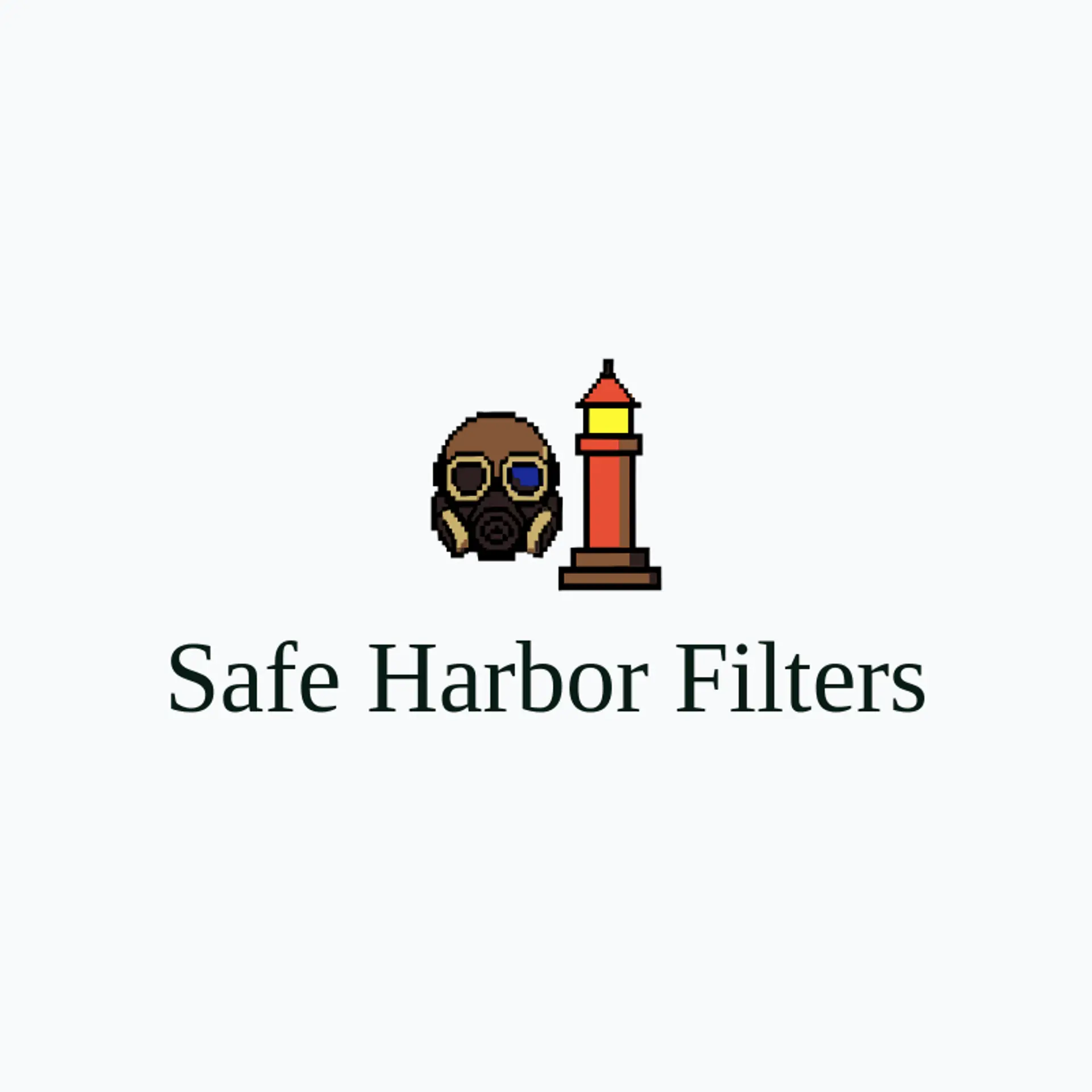Safe Harbor Filters logo for gas mask