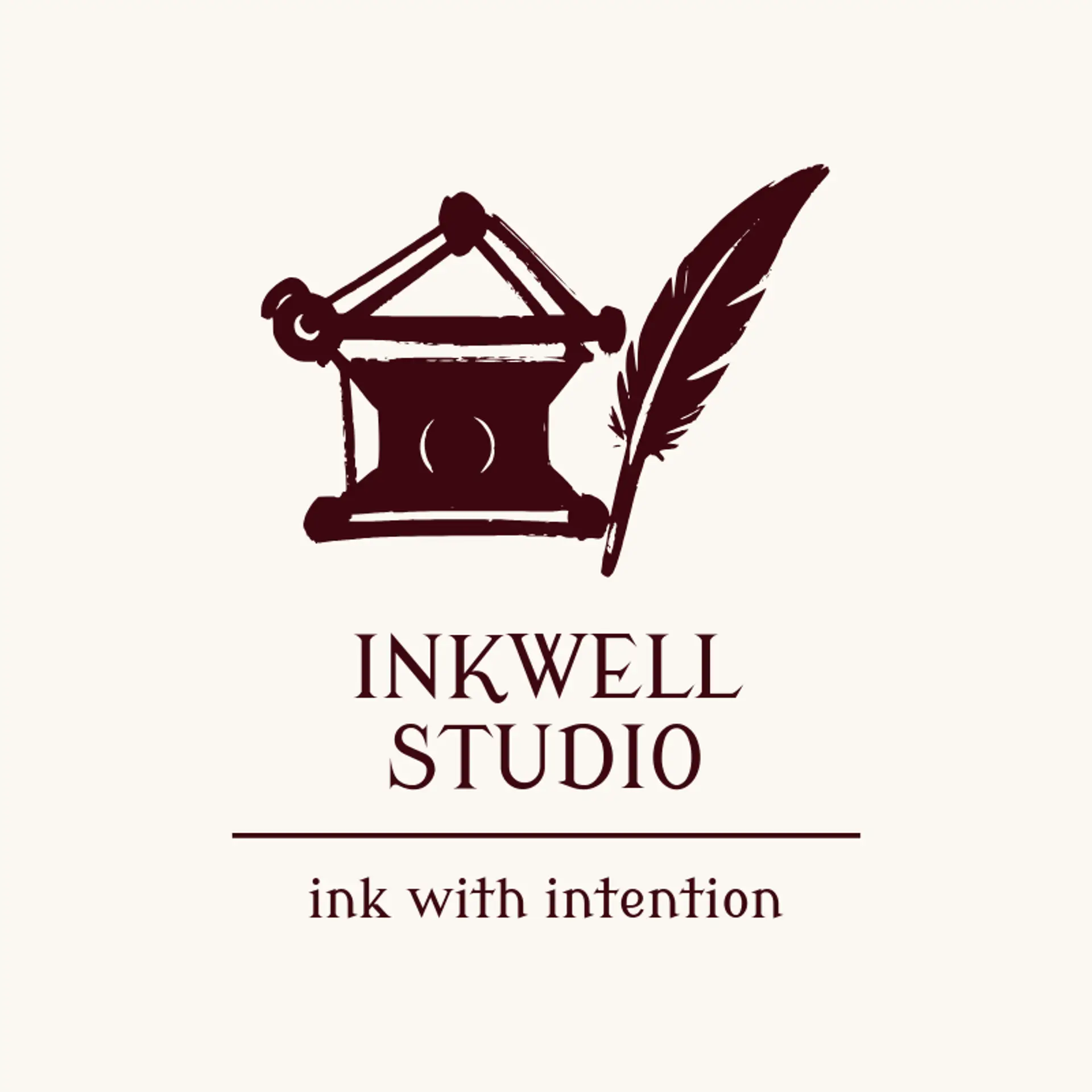 Inkwell Studio logo for printing press