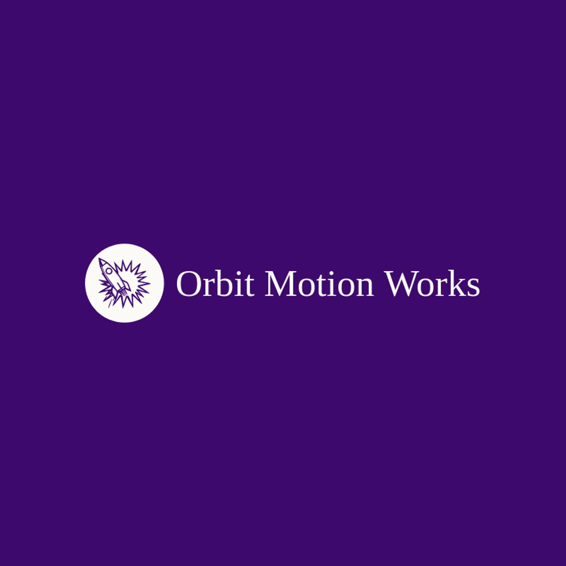 Orbit Motion Works logo for motion