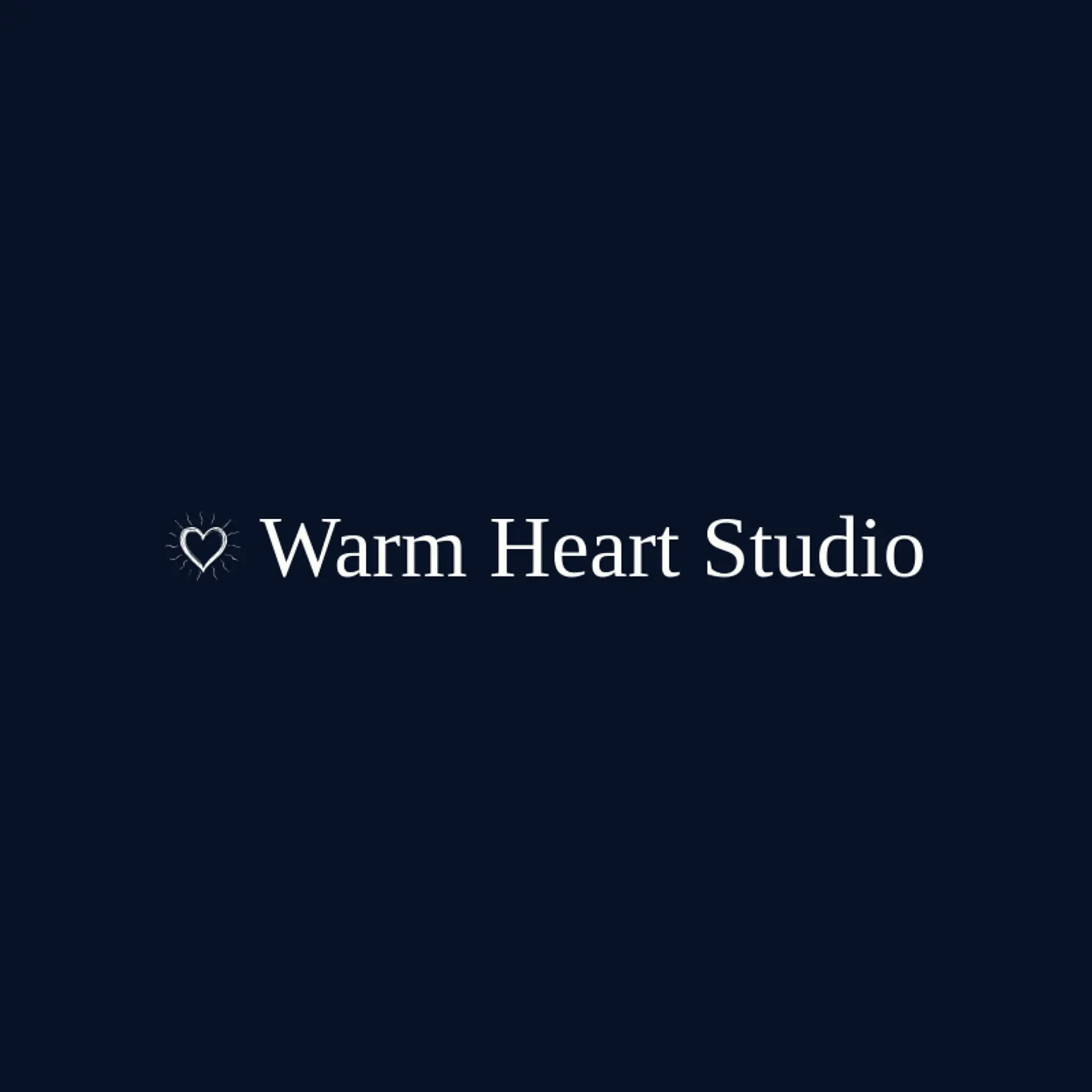 Warm Heart Studio logo for therapy