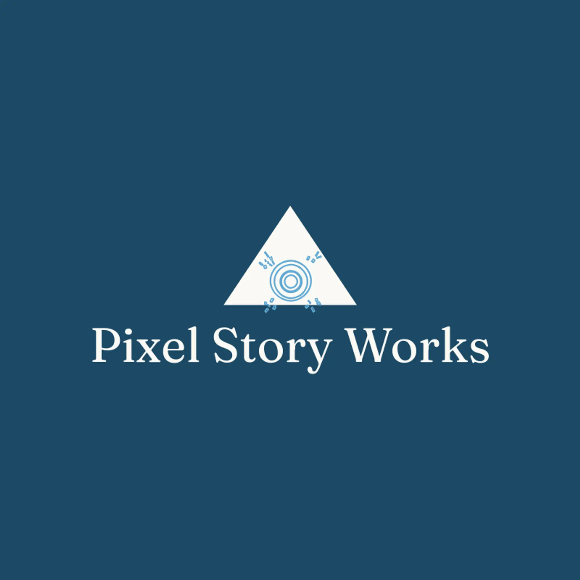 Pixel Story Works logo for social media